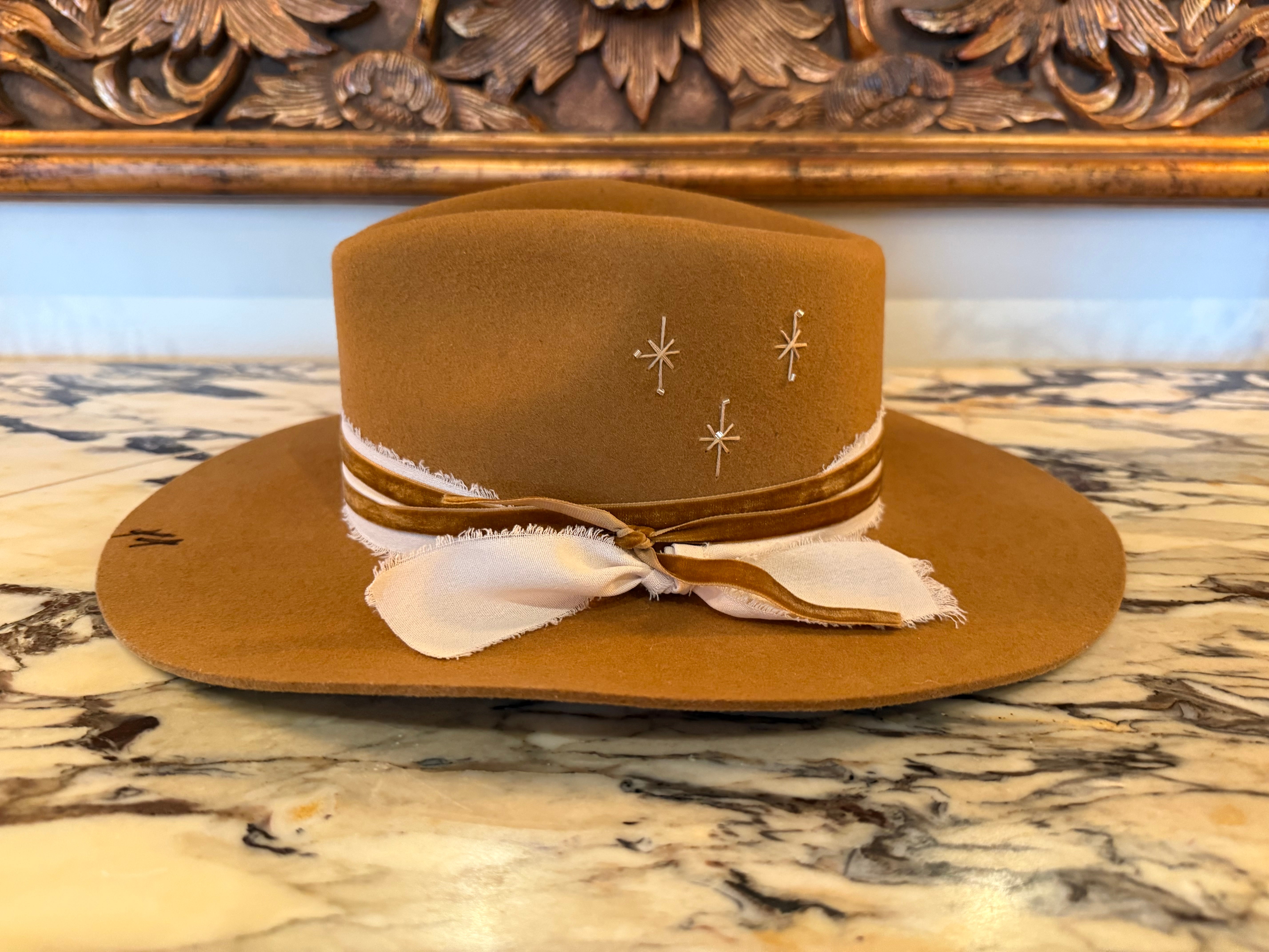 One of a Kind Women's Felt Brown Hat
