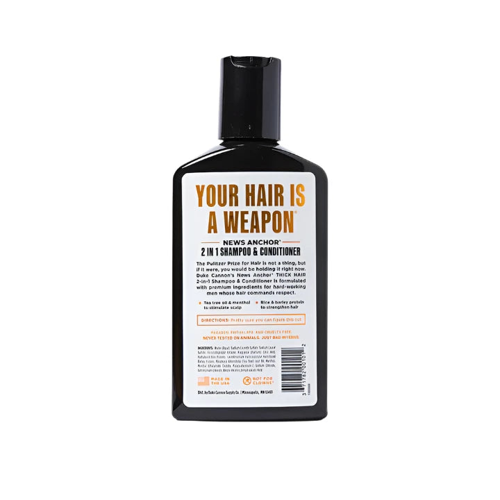 News Anchor 2 in 1 Hair Wash- Bay Rum