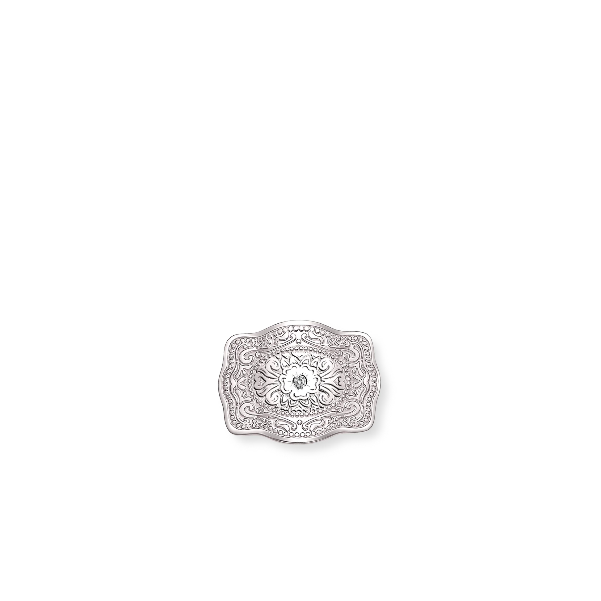 SpurWest Mini Belt Buckle Hatpin (Amelia Rose) - Silver