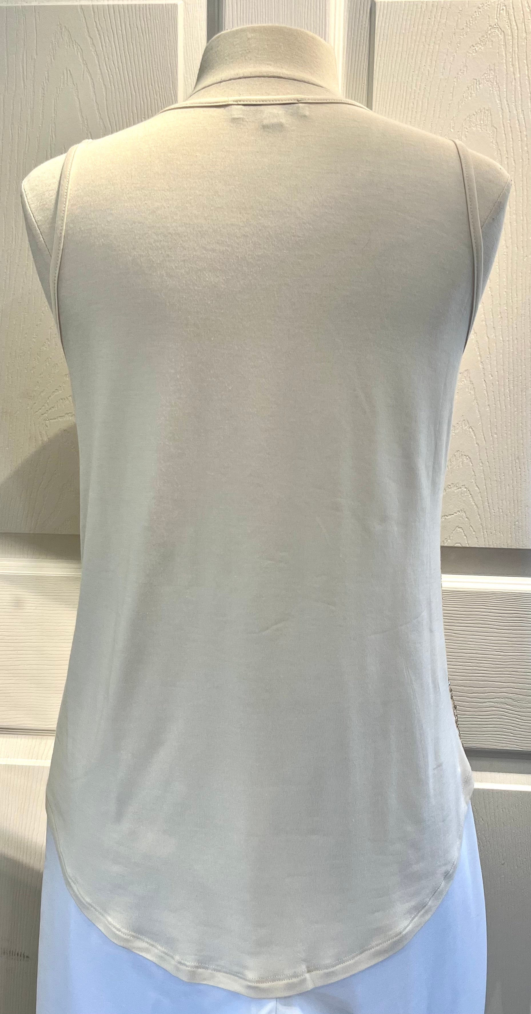 Ivory Sequin Tank Top