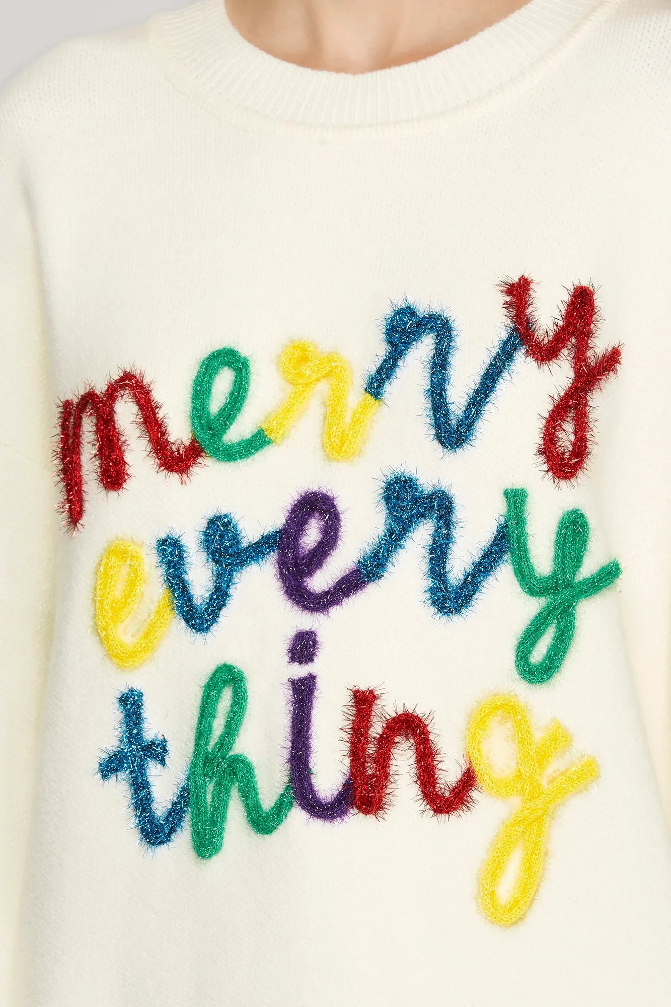 Merry Everything Festive Sweater