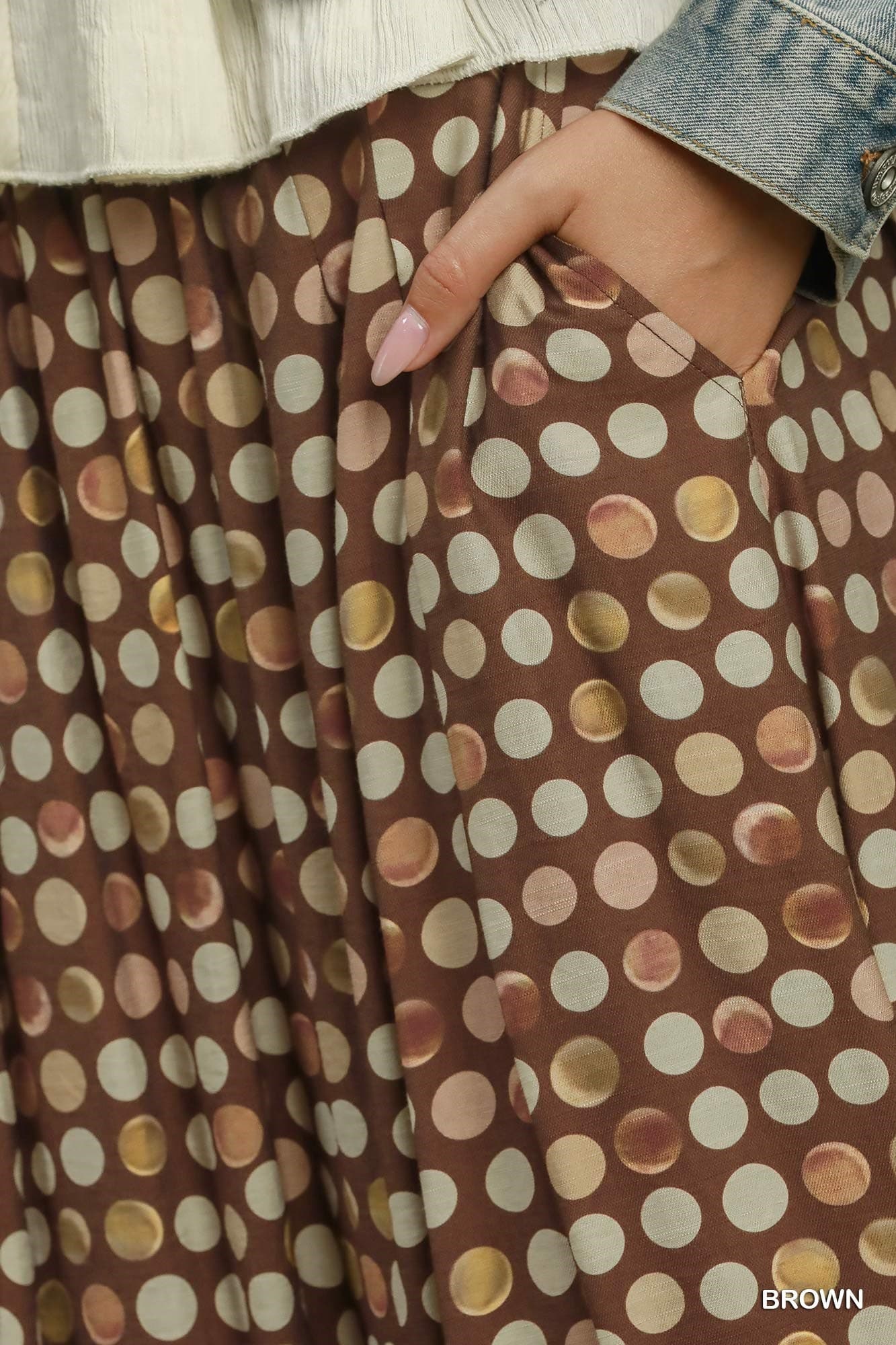 Cocoa Confetti Maxi Skirt 🤎