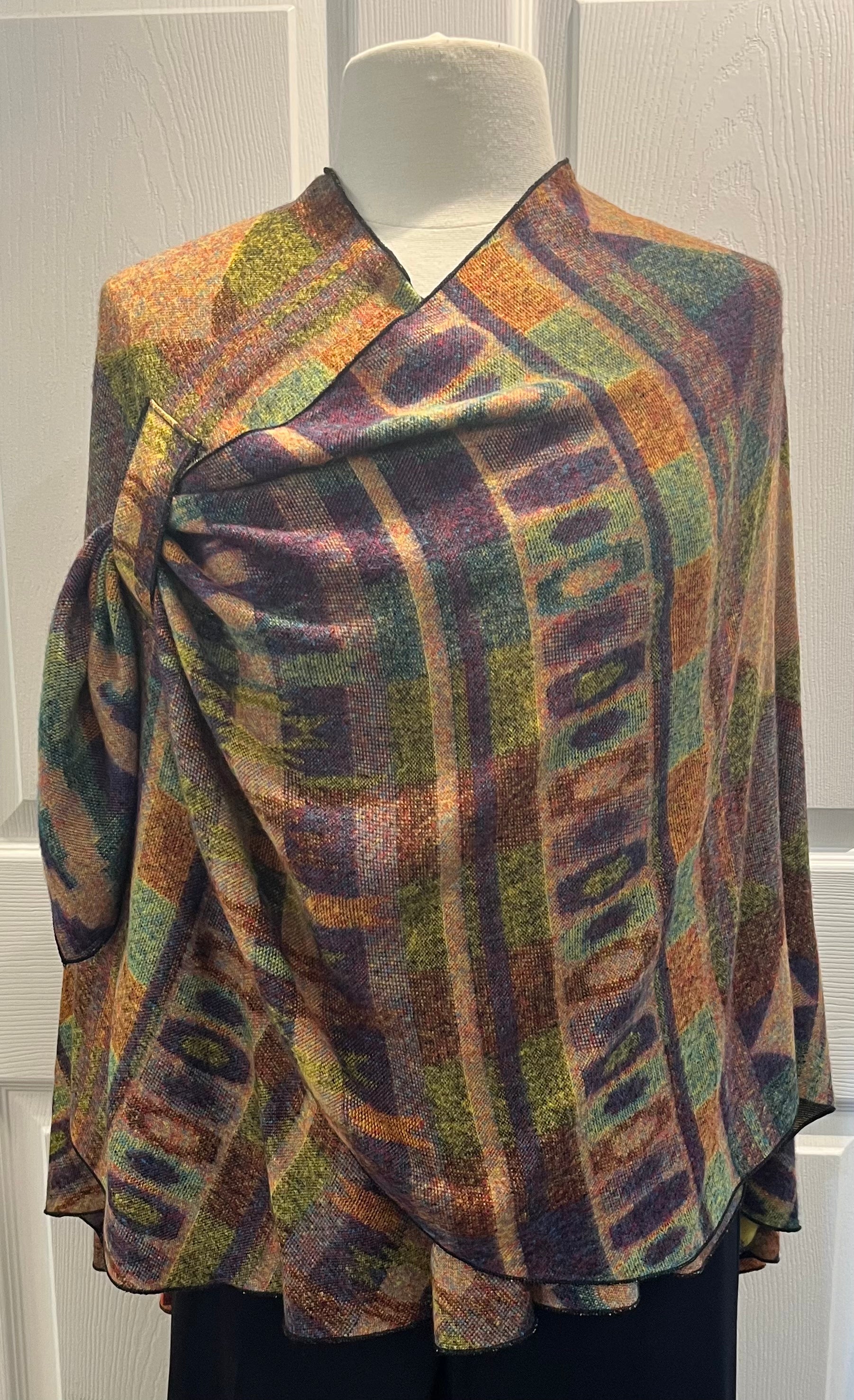 Shades of the Southwest Reversible Cashmere Shawl