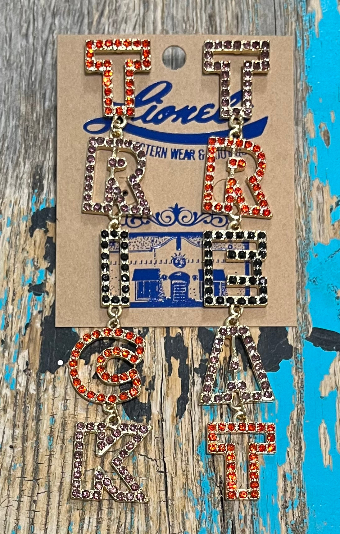 Crystal Trick or Treat Fashion Earrings