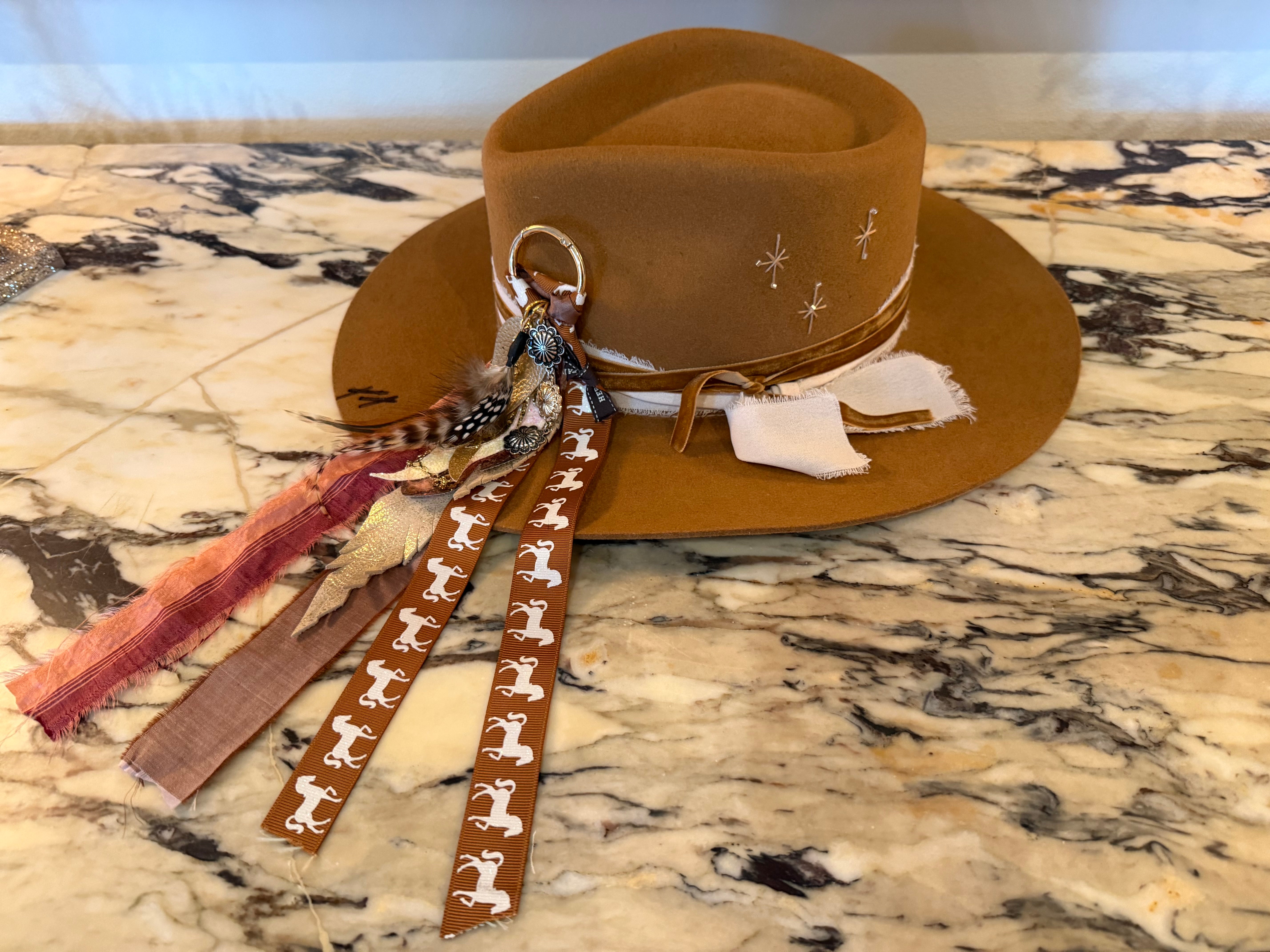 One of a Kind Women's Felt Brown Hat