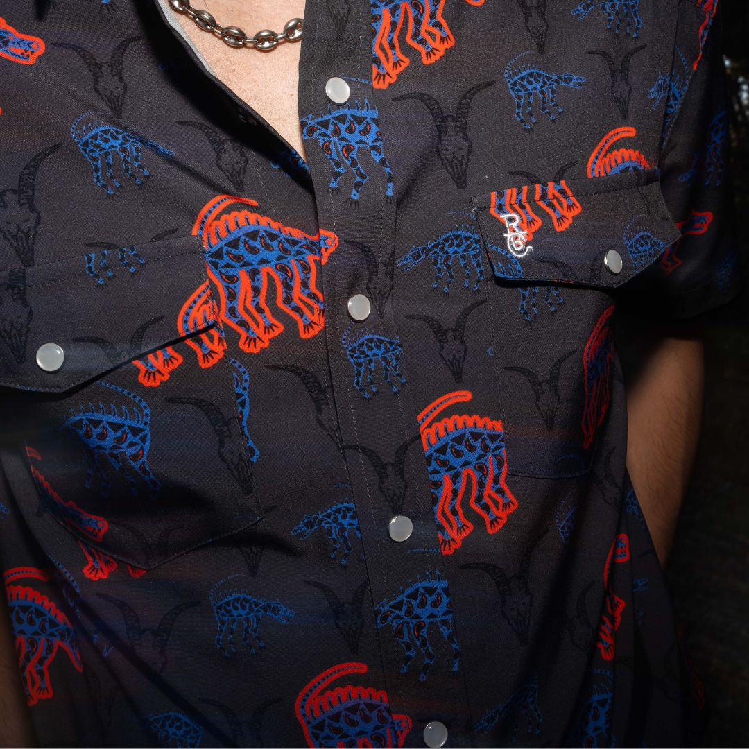 Raised by Coyotes La Chupacabra Pearl Snap