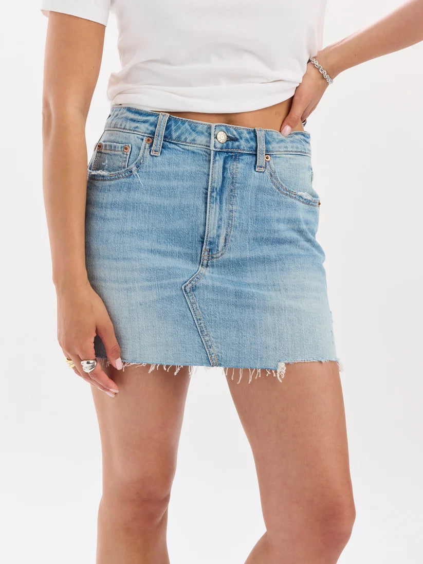 Malibu Mini Denim Skirt