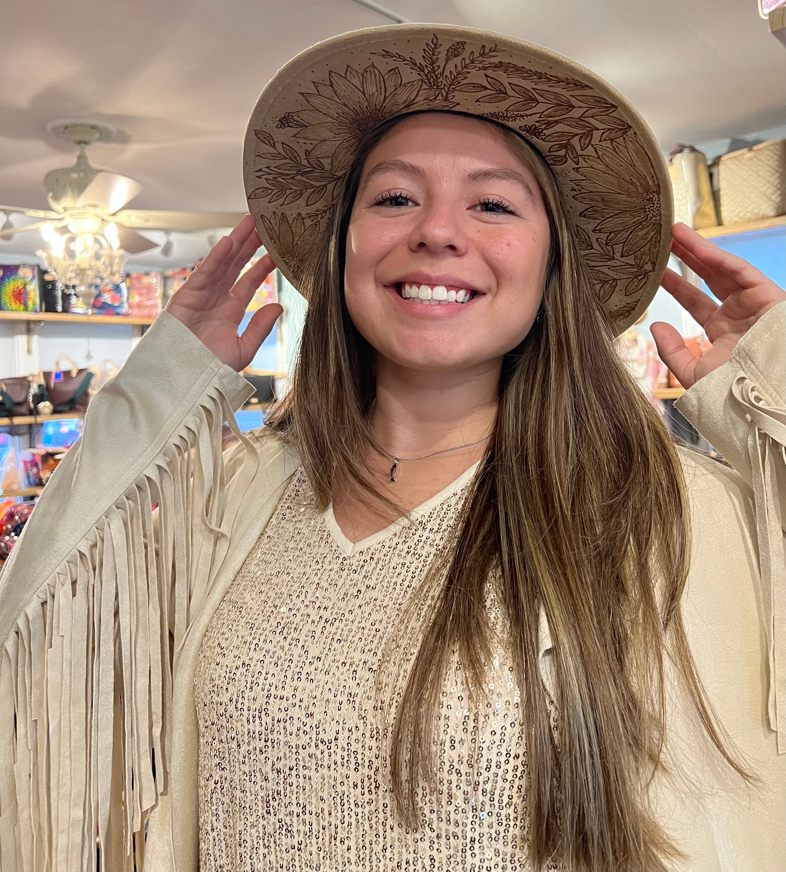 Bone Ultra Suede Fringe Jacket