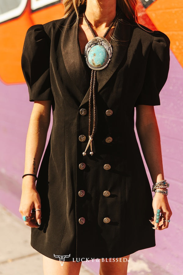 Uptown Cowgirl Blazer Dress