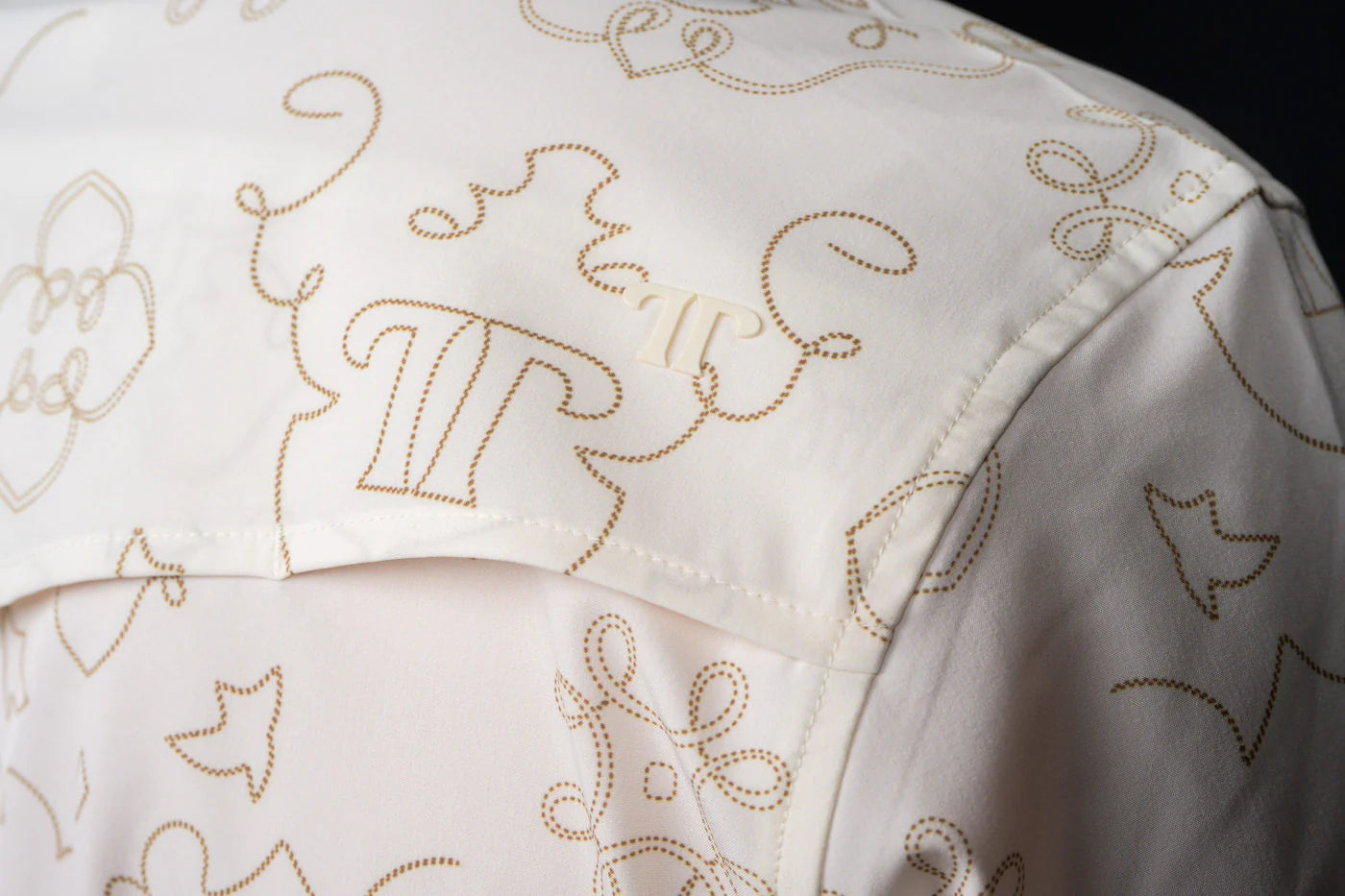 The Carson in Beige - Short Sleeve Snap Shirt by Ferrell