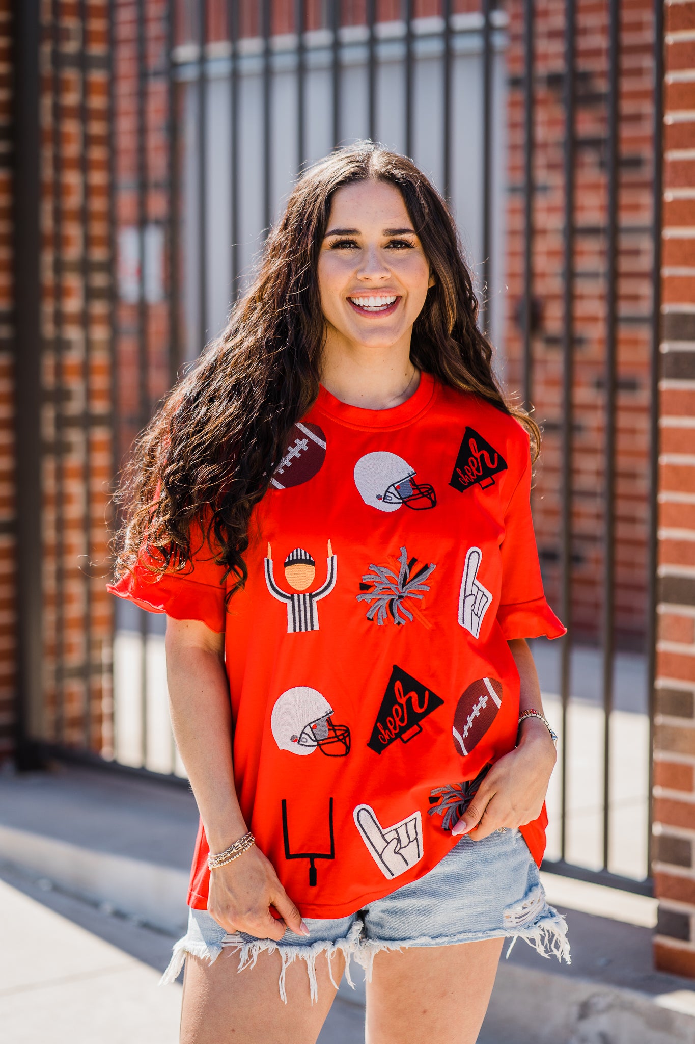 Red Friday Night Lights Tee by Layerz