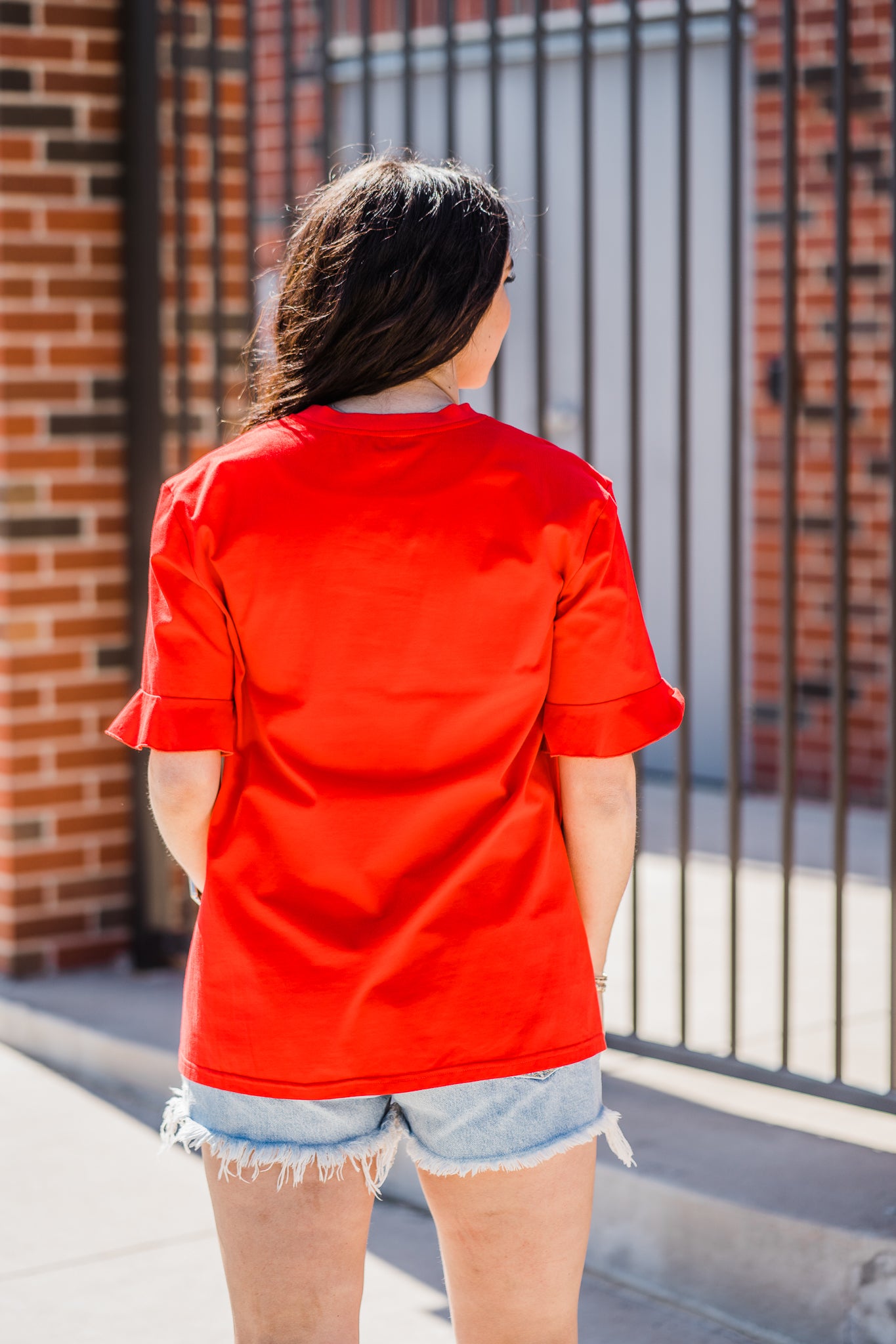 Red Friday Night Lights Tee by Layerz