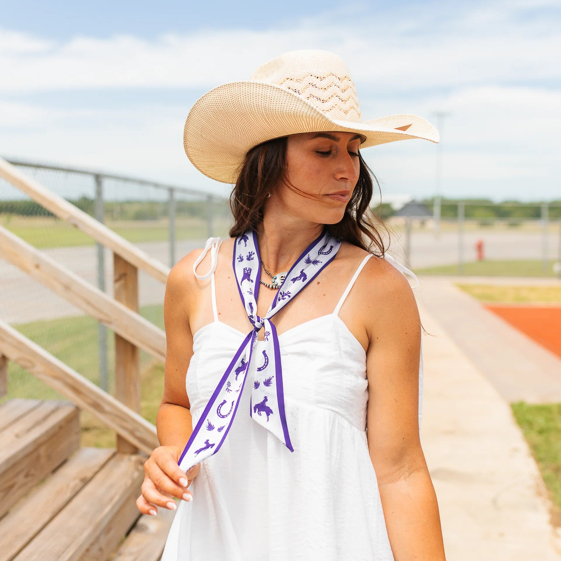 Game Day Down South Doily Twilly- Purple