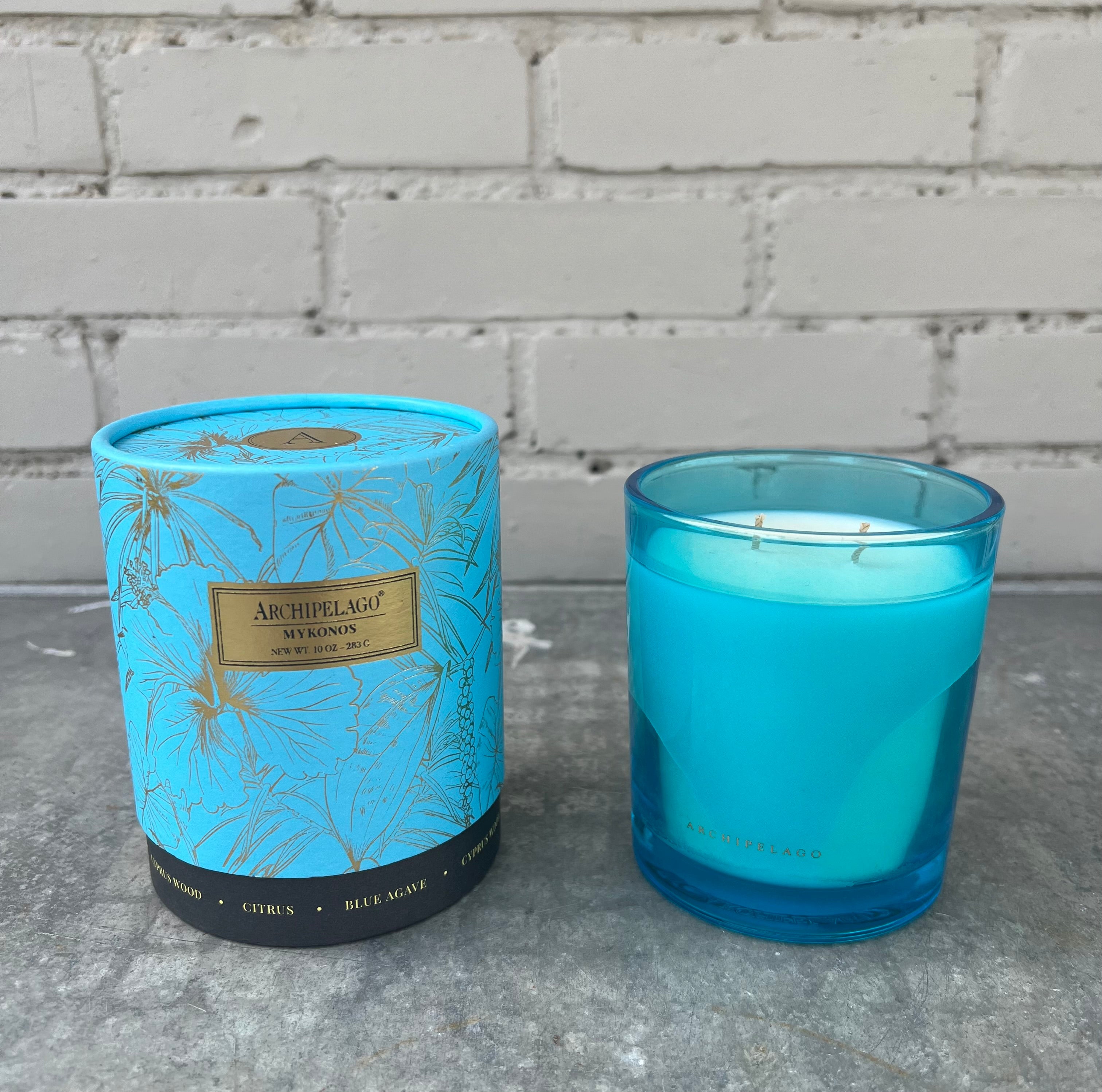 Mykonos Boxed Candle by Archipelago