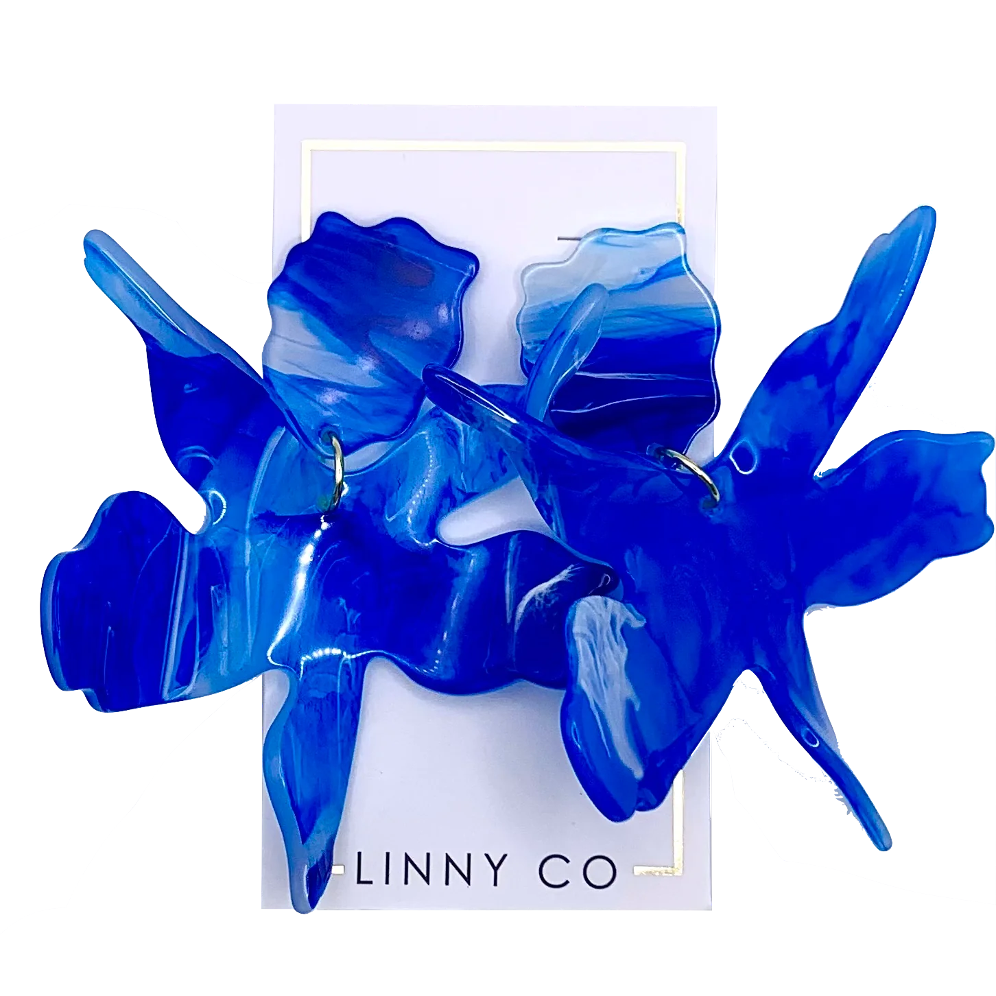 Flora- Sapphire Sky Earrings