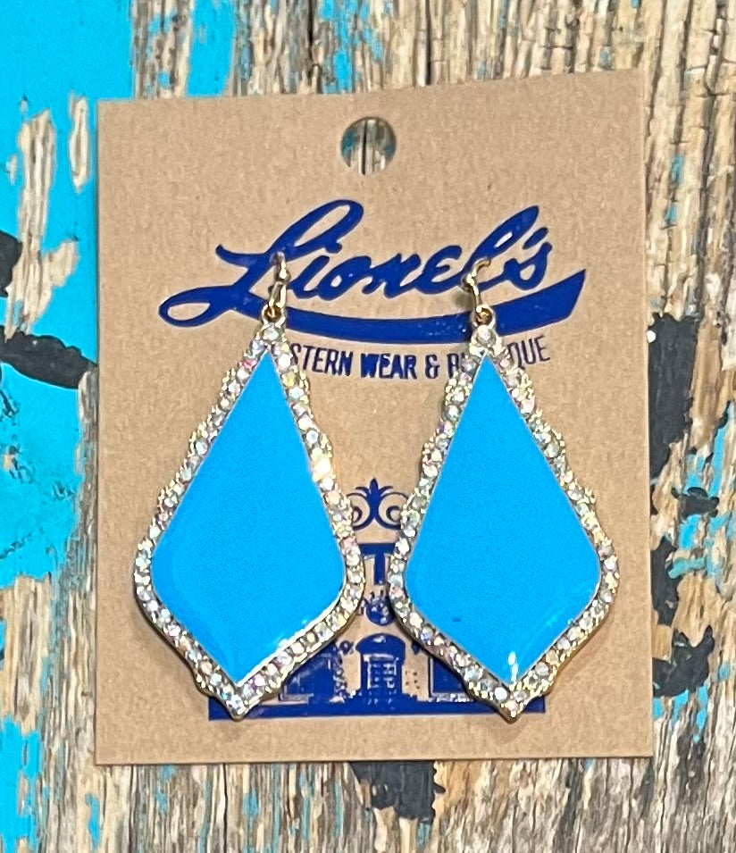 Turquoise Kendra Look Earrings for the Holiday