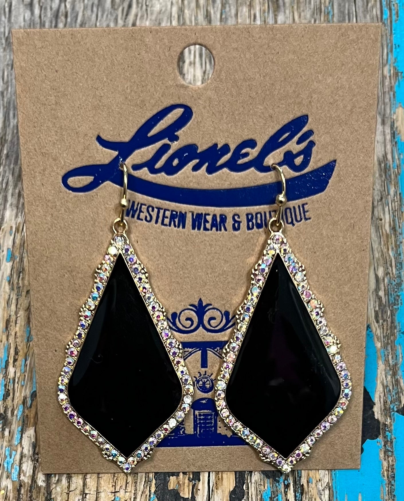Black Kendra Look Earrings for the Holiday
