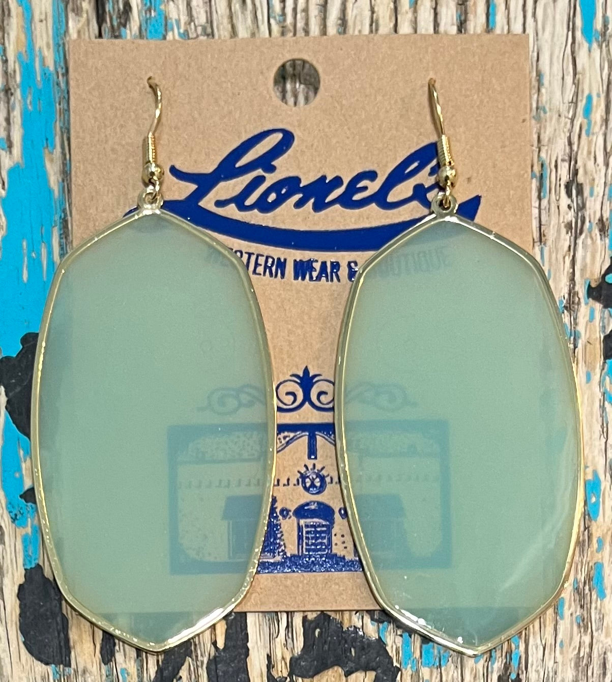 Light Olive 2 1/2" Long Kendra Look Earring