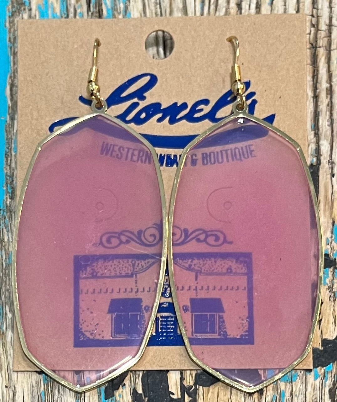 Light Pink 2 1/2" Long Kendra Look Earring