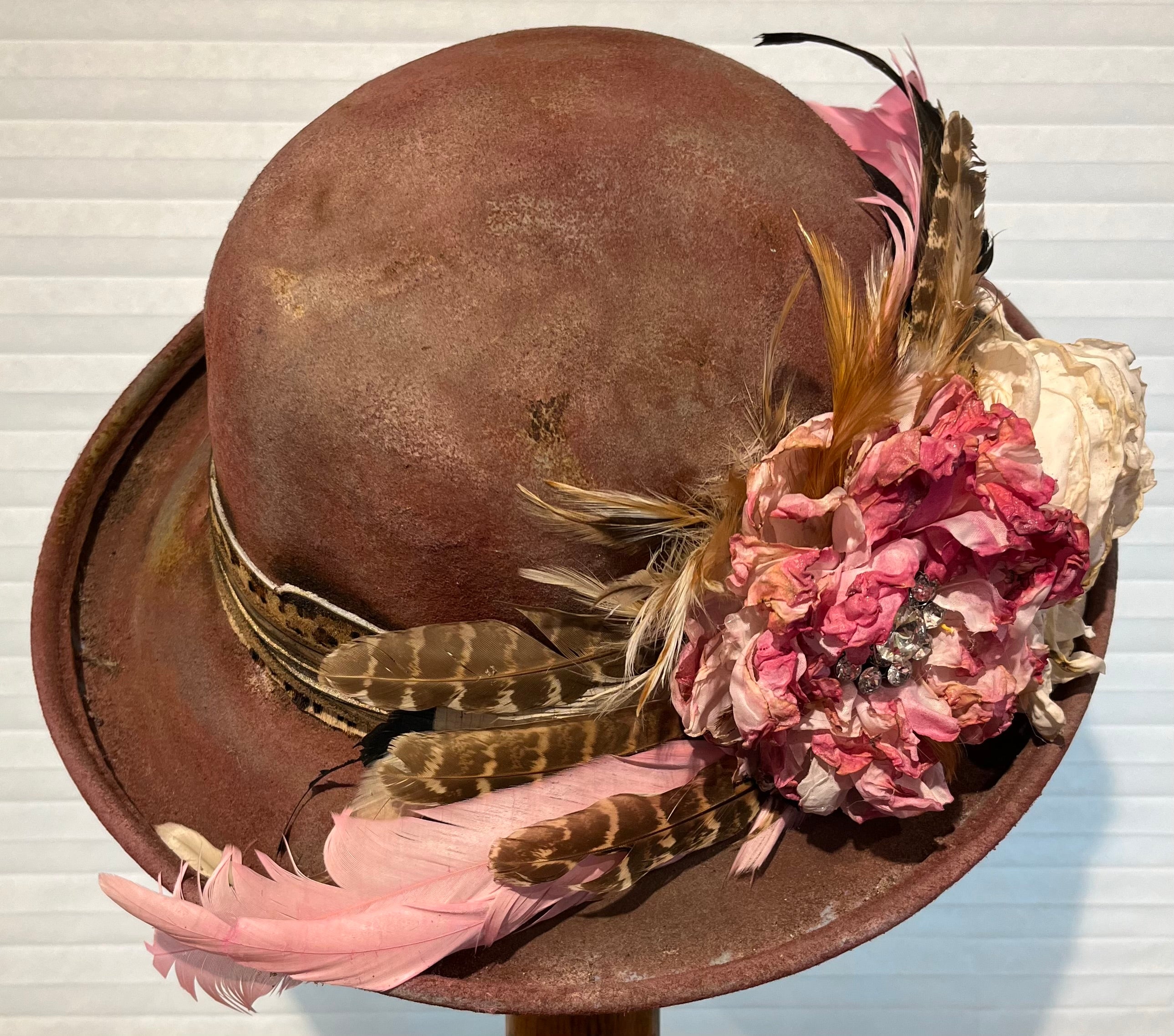 Mauve Glimmer Hat by A Rare Bird