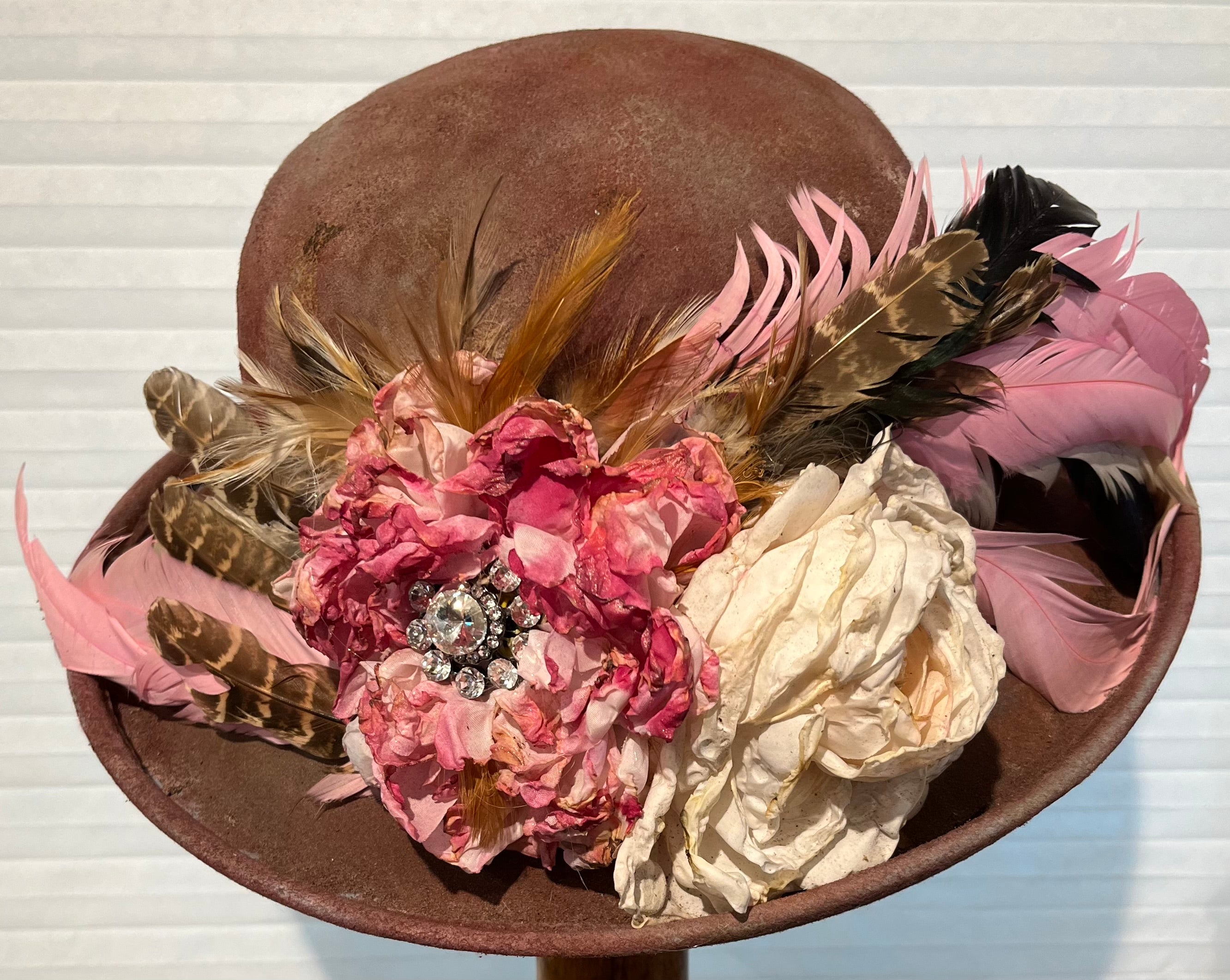 Mauve Glimmer Hat by A Rare Bird