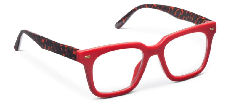 Starlet Red Leopard Tortoise - Peepers Reading Glasses