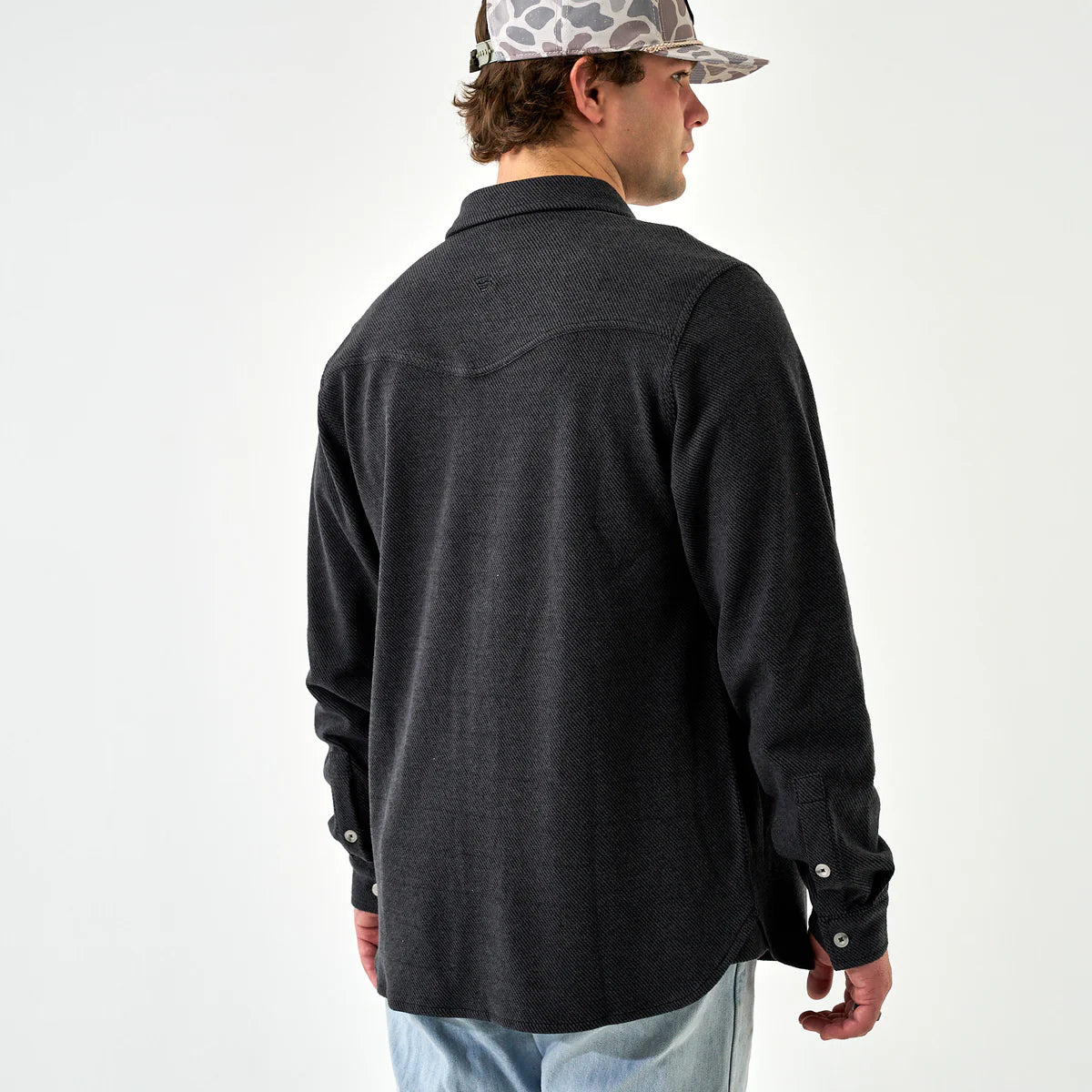 Long Sleeve - Austin Shirt - Heather Black