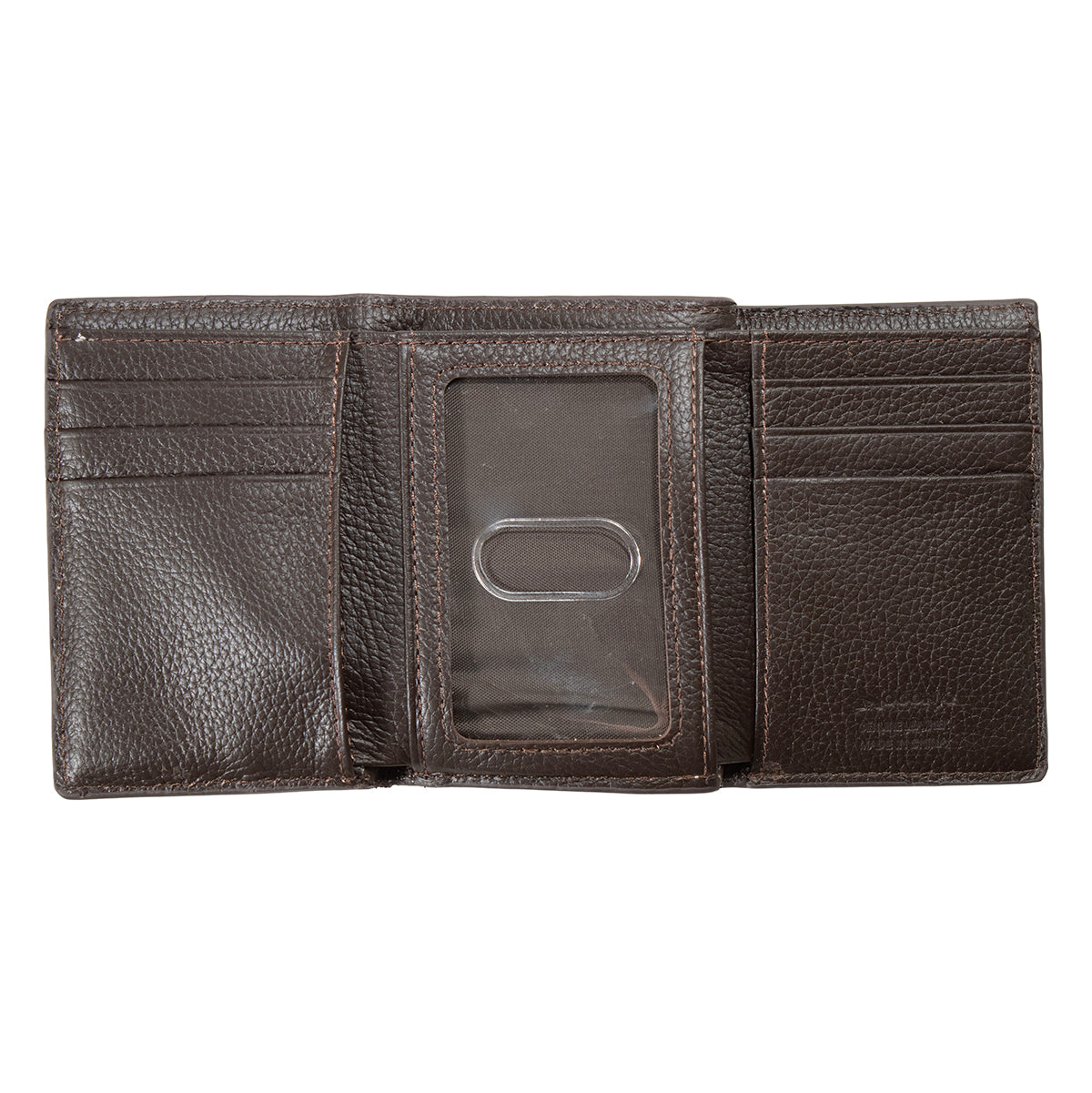 Nocona Men's Basketweave Floral Corner Trifold Wallet