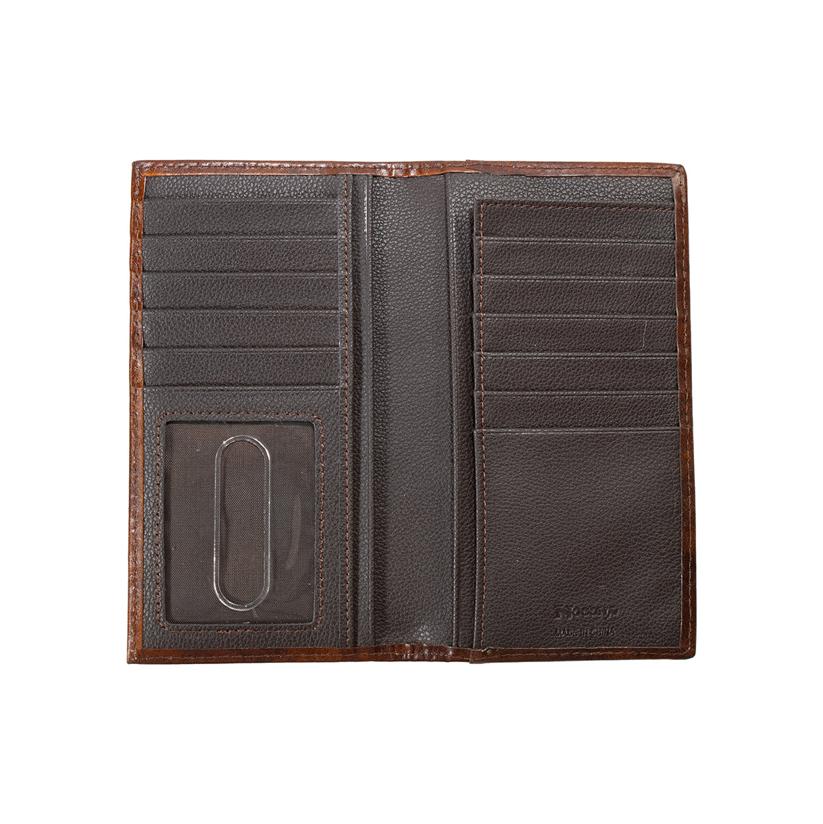 Nocona Men's Tooled Cross Leather Rodeo Wallet