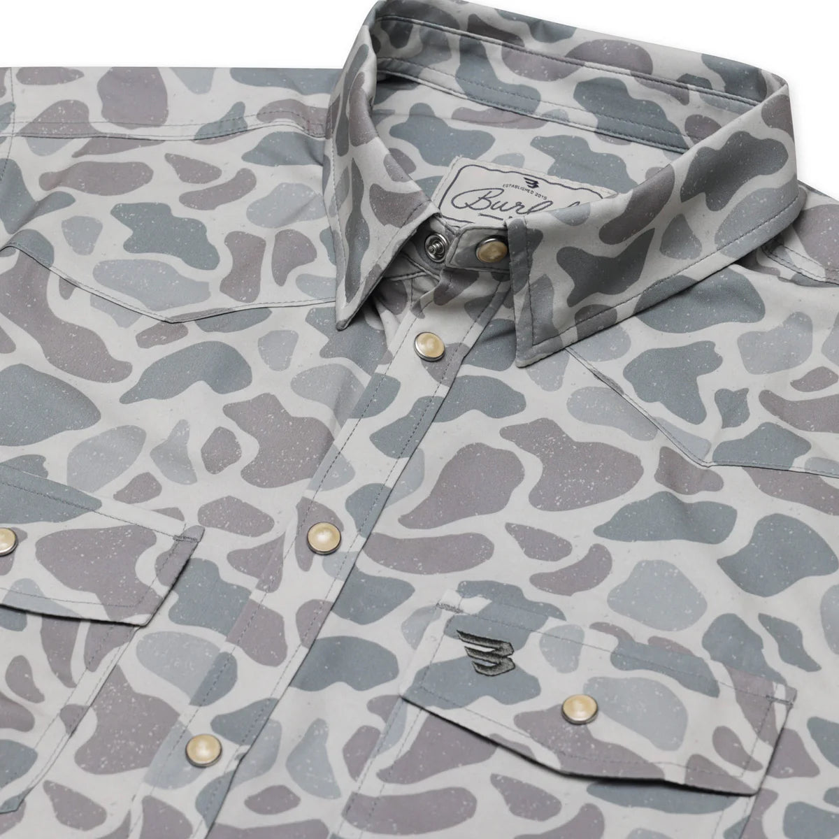 Performance Western Shirt By Burlebo - Classic Deer Camo