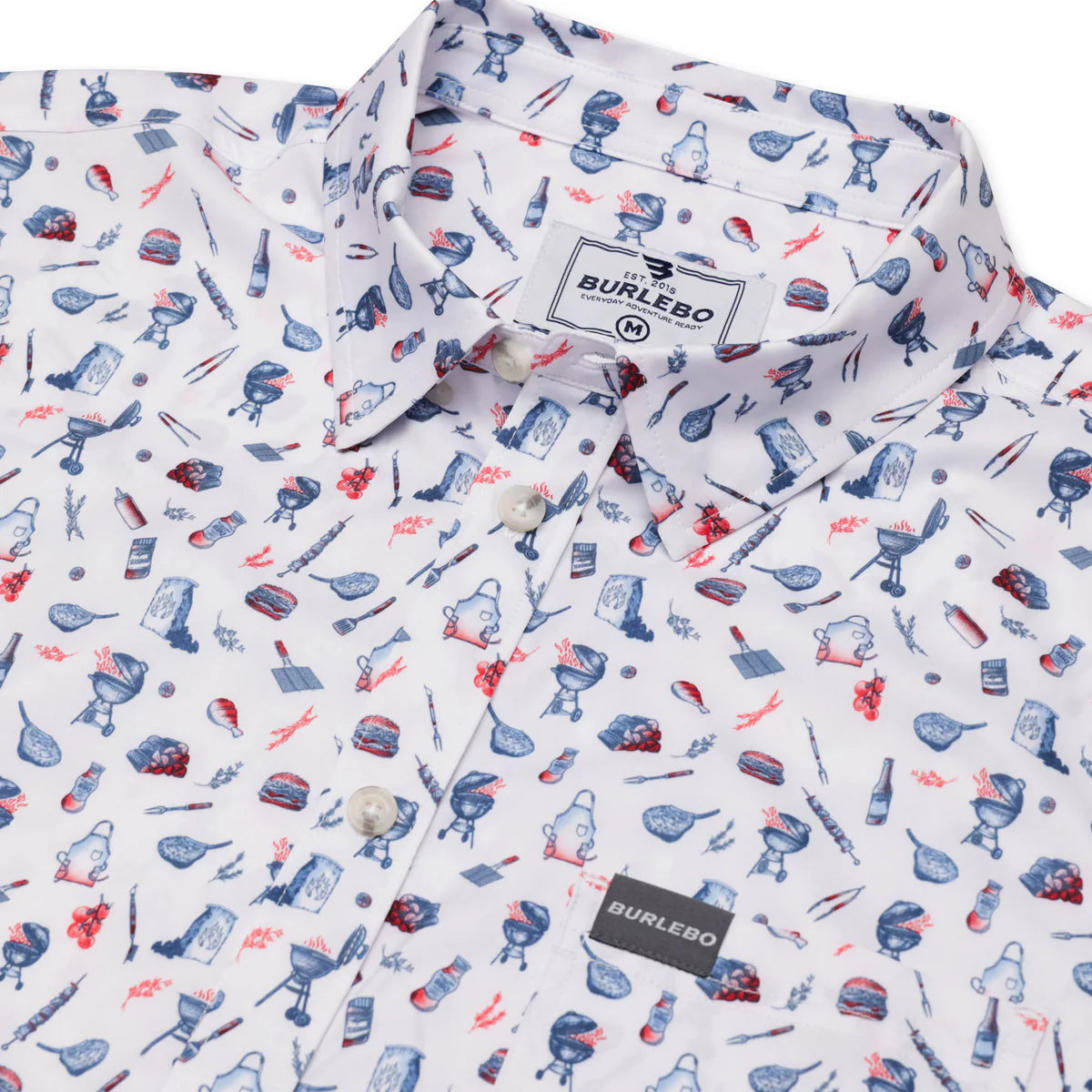 Grillmaster- Performance Button Up by Burlebo