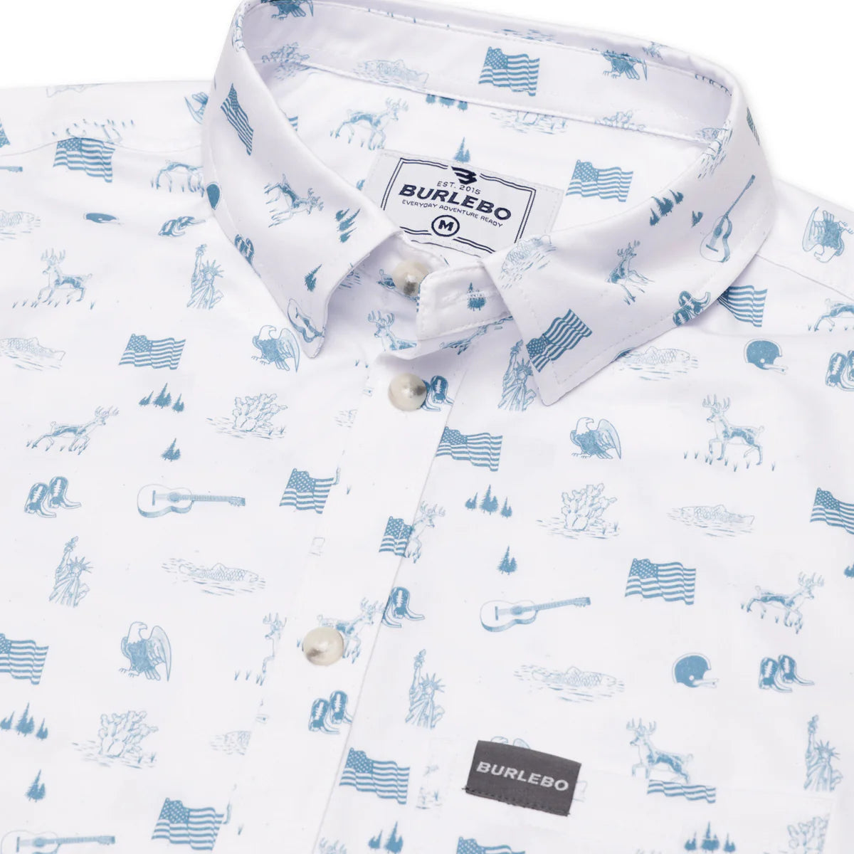 America the Great- Performance Button Up by Burlebo