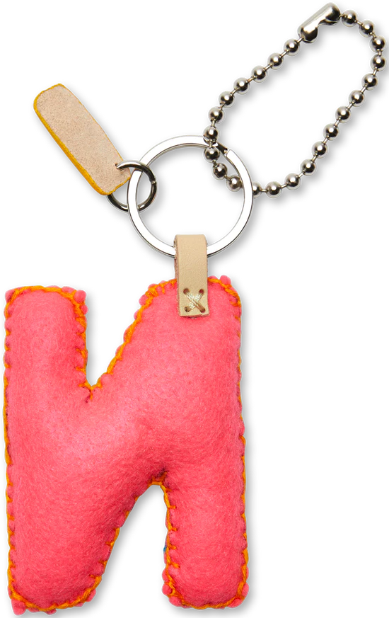 PINK FELT ALPHABET CHARMS