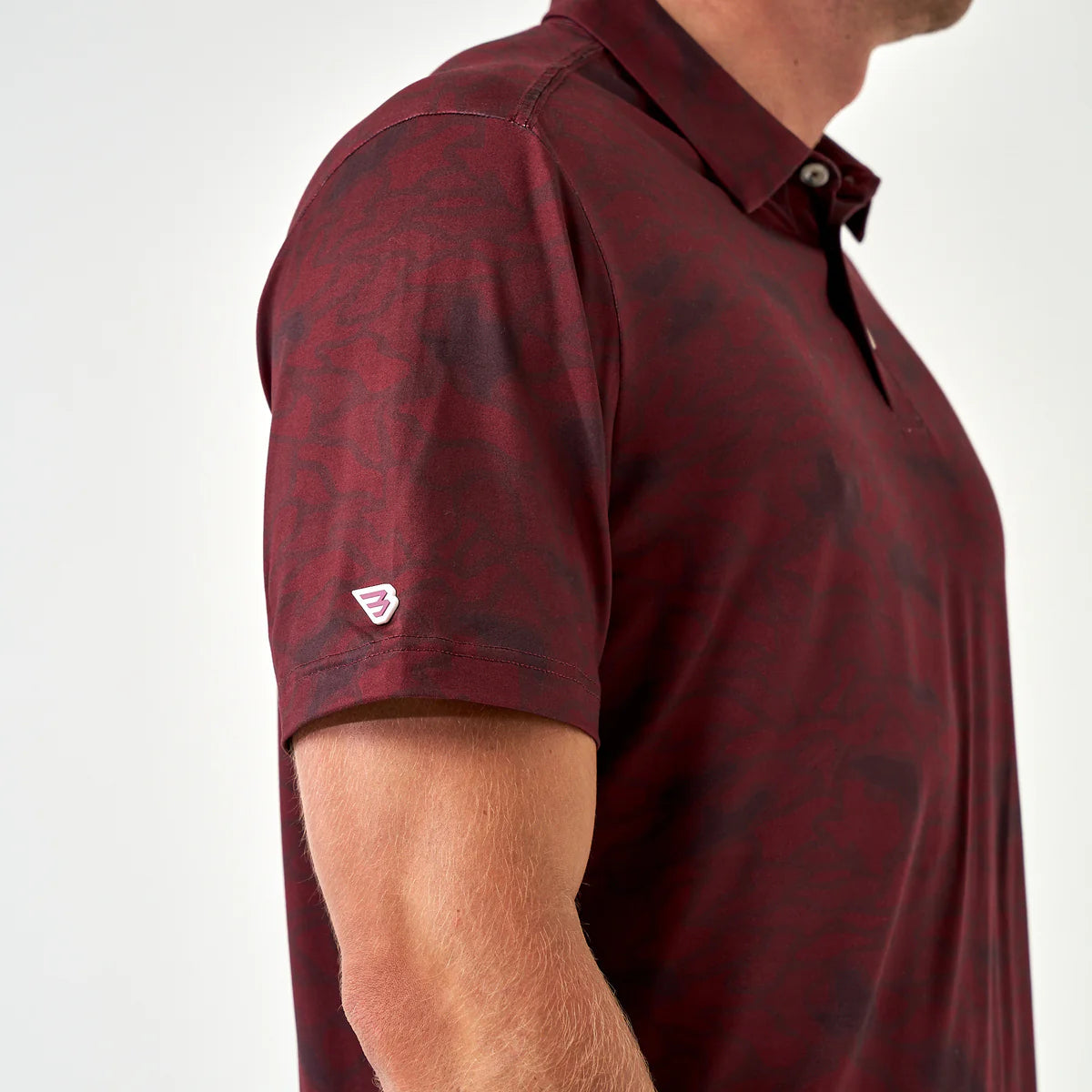 Performance Polo by Burlebo- Maroon Texas