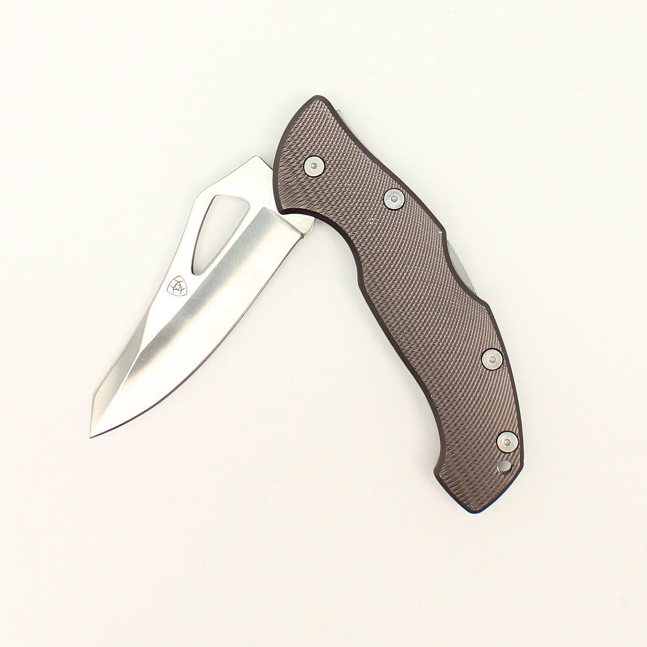 Ariat Plain Blade Grey Folding Knife