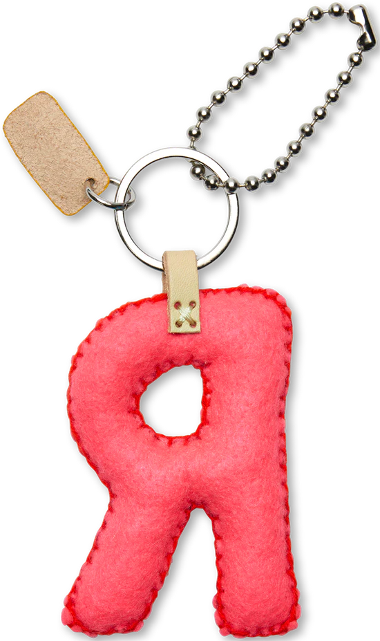 PINK FELT ALPHABET CHARMS