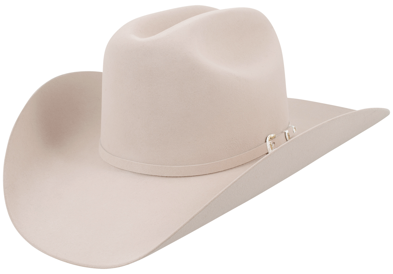 Stetson El Patron 30X Silverbelly Felt Cattlman's Crown Hat