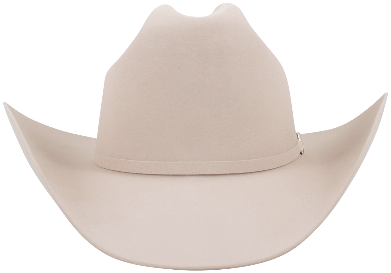 Stetson El Patron 30X Silverbelly Felt Cattlman's Crown Hat