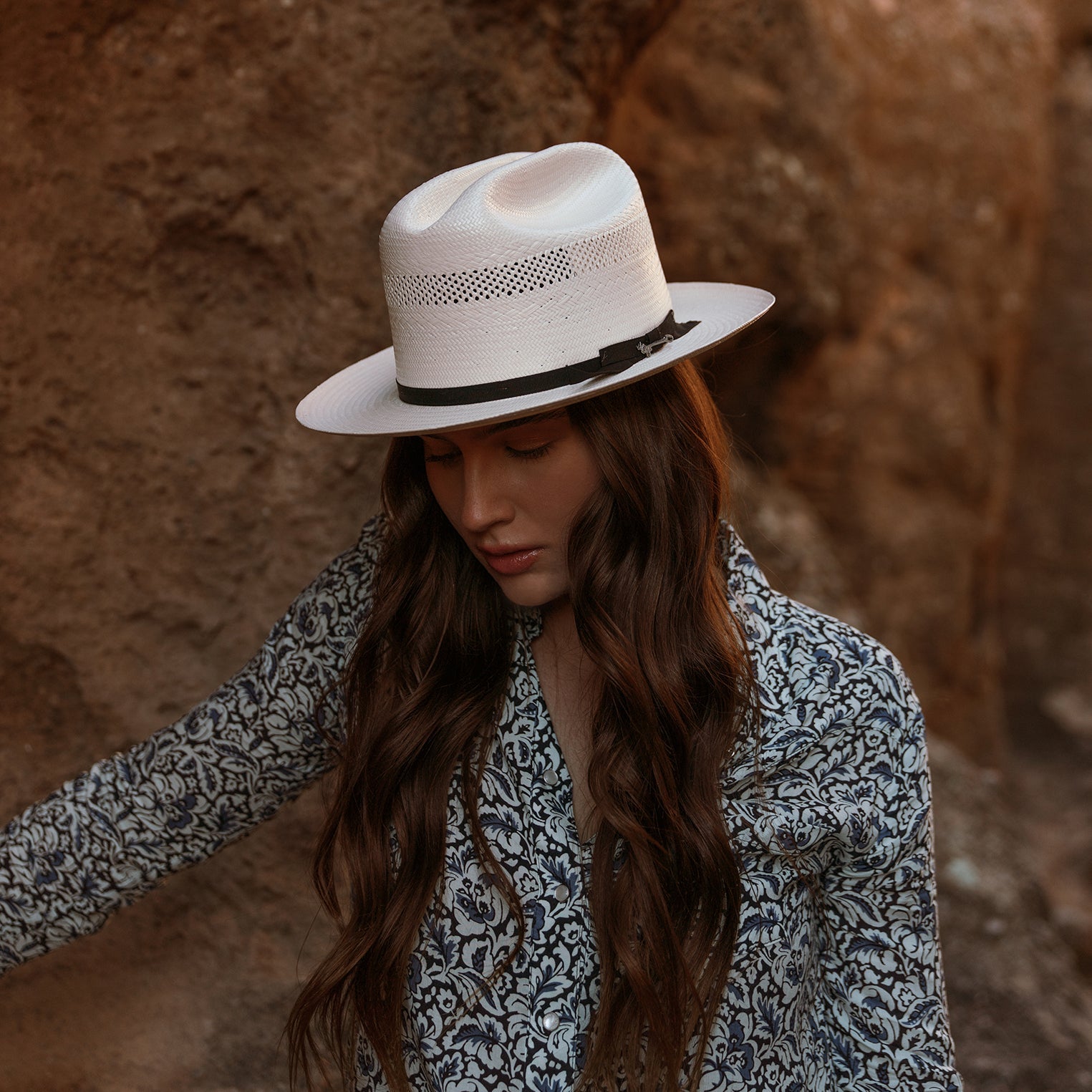 Open Road 10X Straw Vented Cowboy Hat