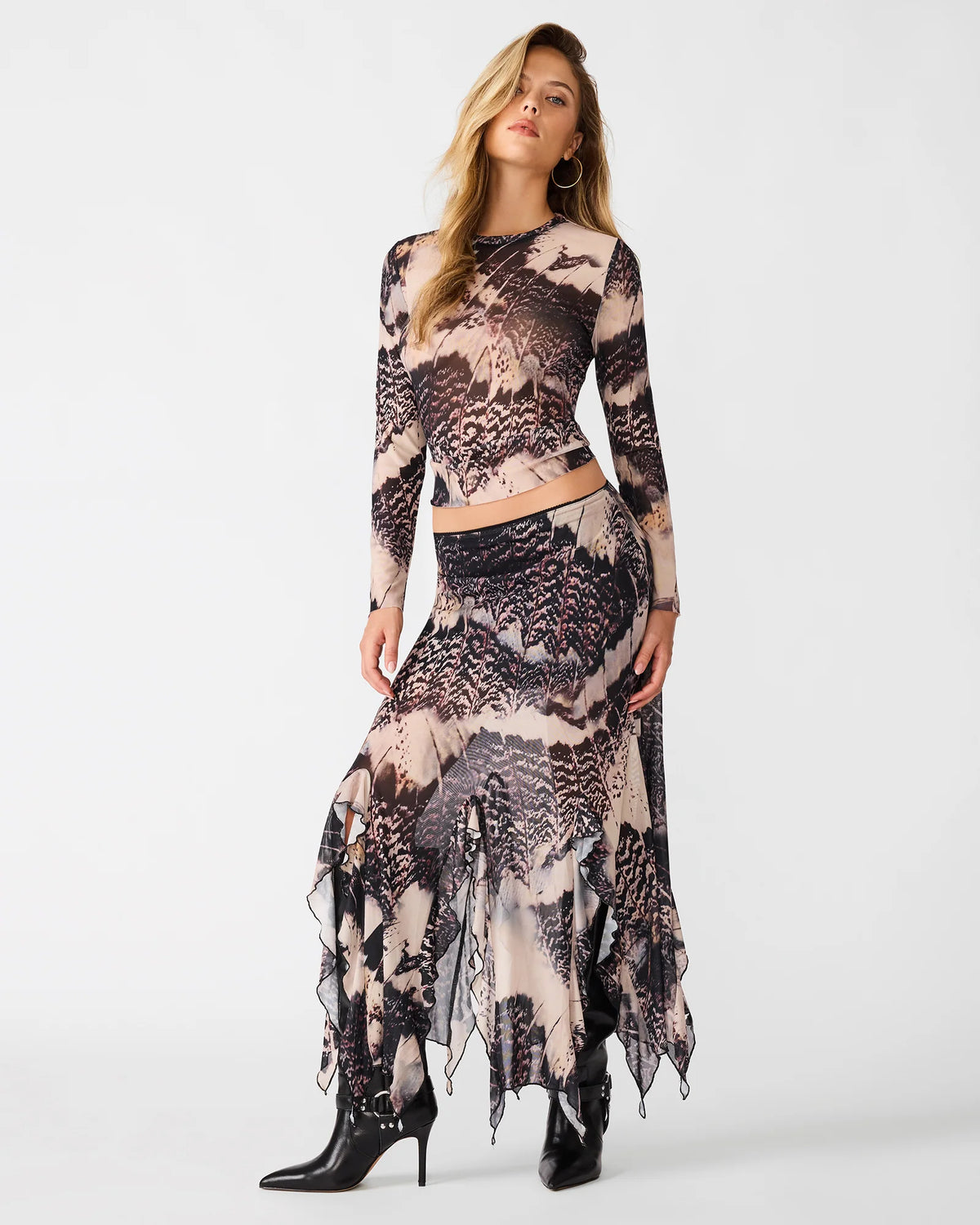 Sandy Knit Top- Moon Shadow