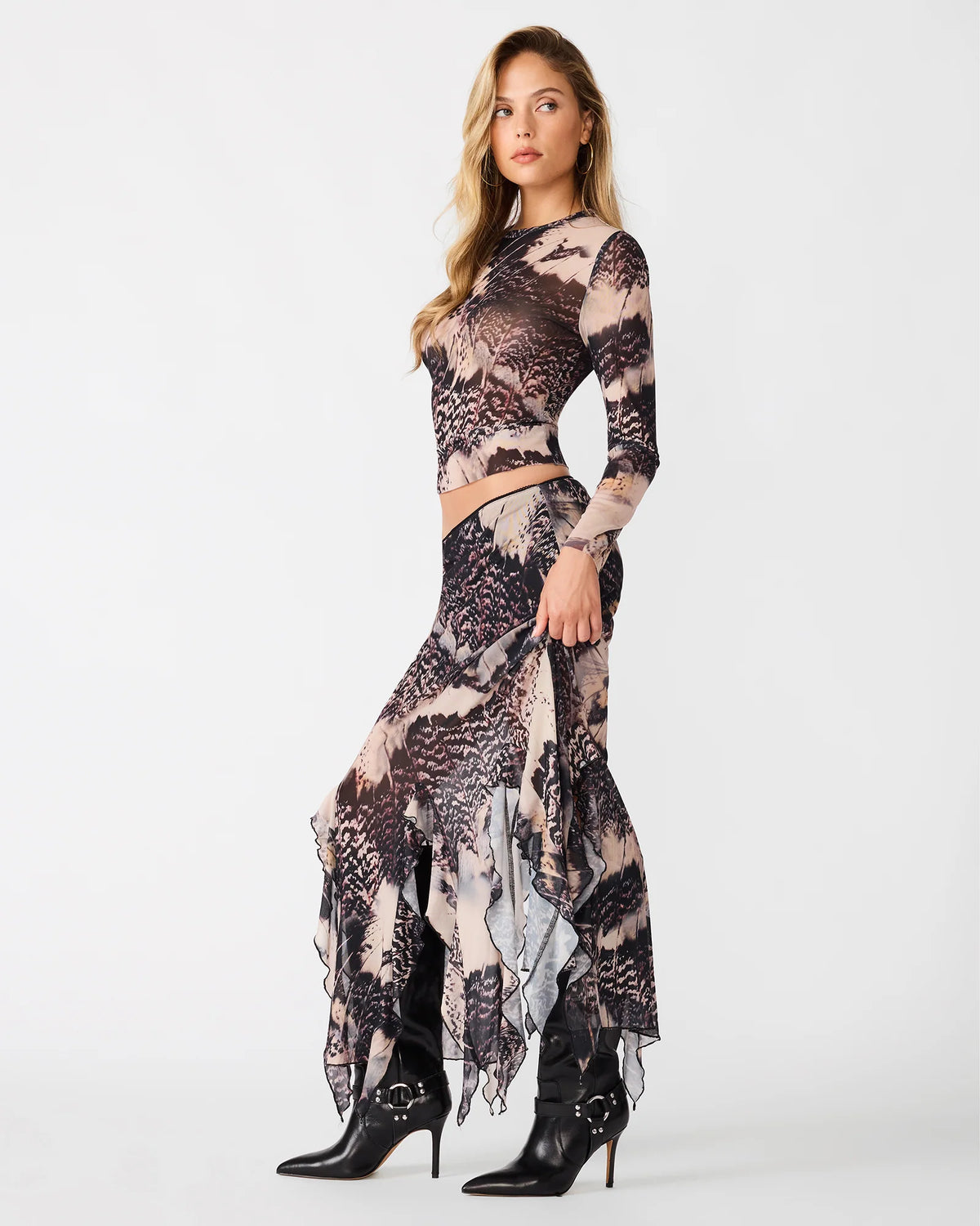 Sandy Knit Top- Moon Shadow