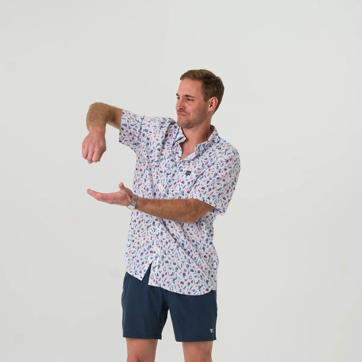 Grillmaster- Performance Button Up by Burlebo