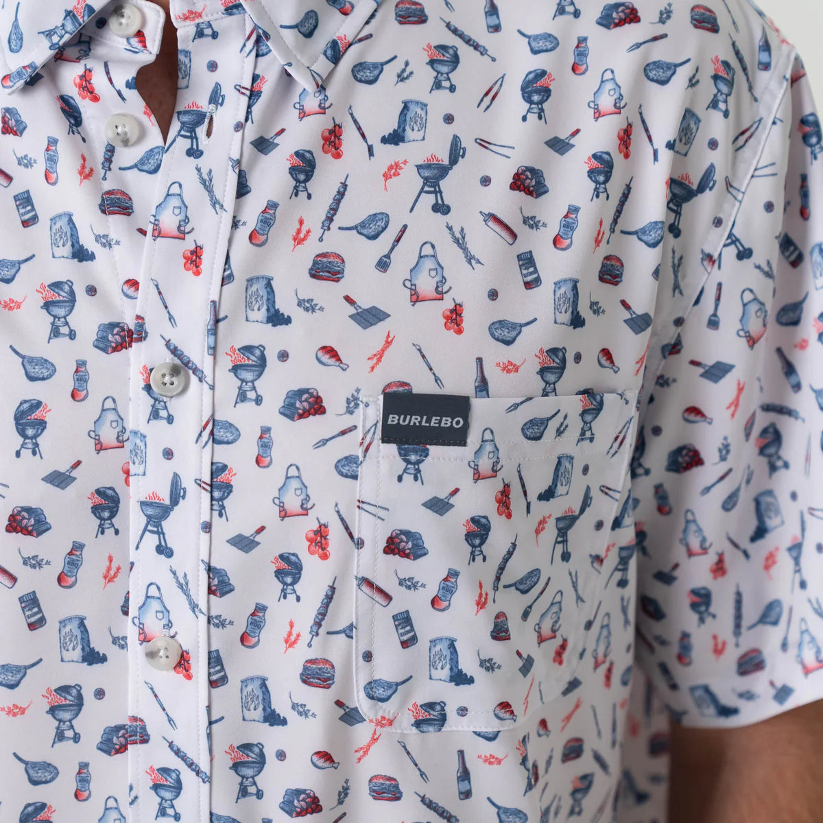 Grillmaster- Performance Button Up by Burlebo