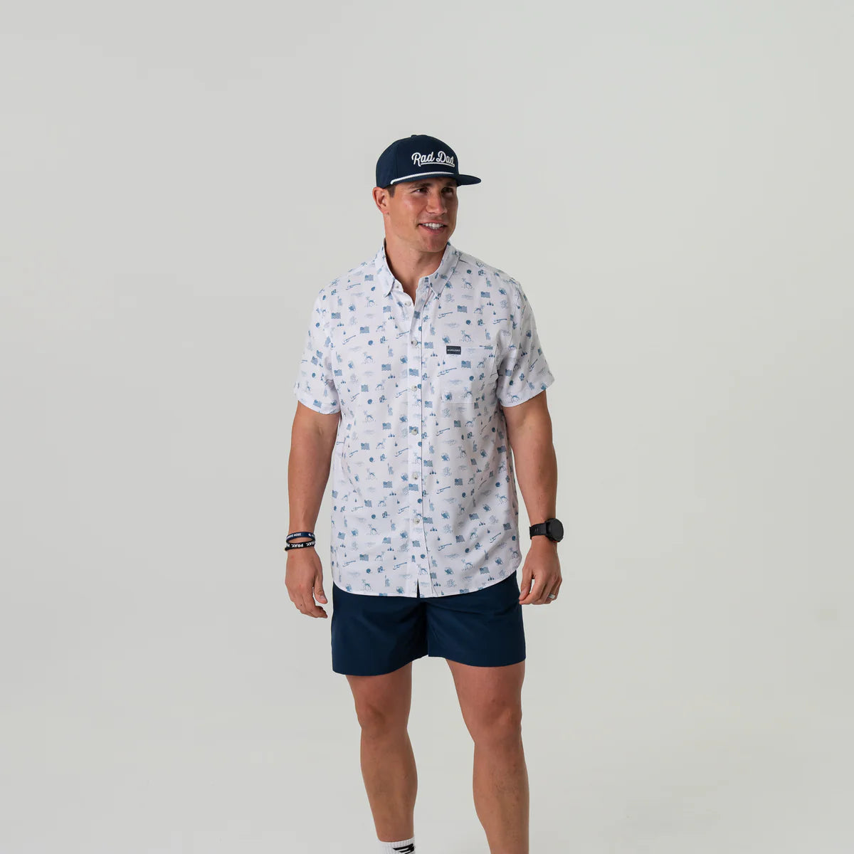 America the Great- Performance Button Up by Burlebo