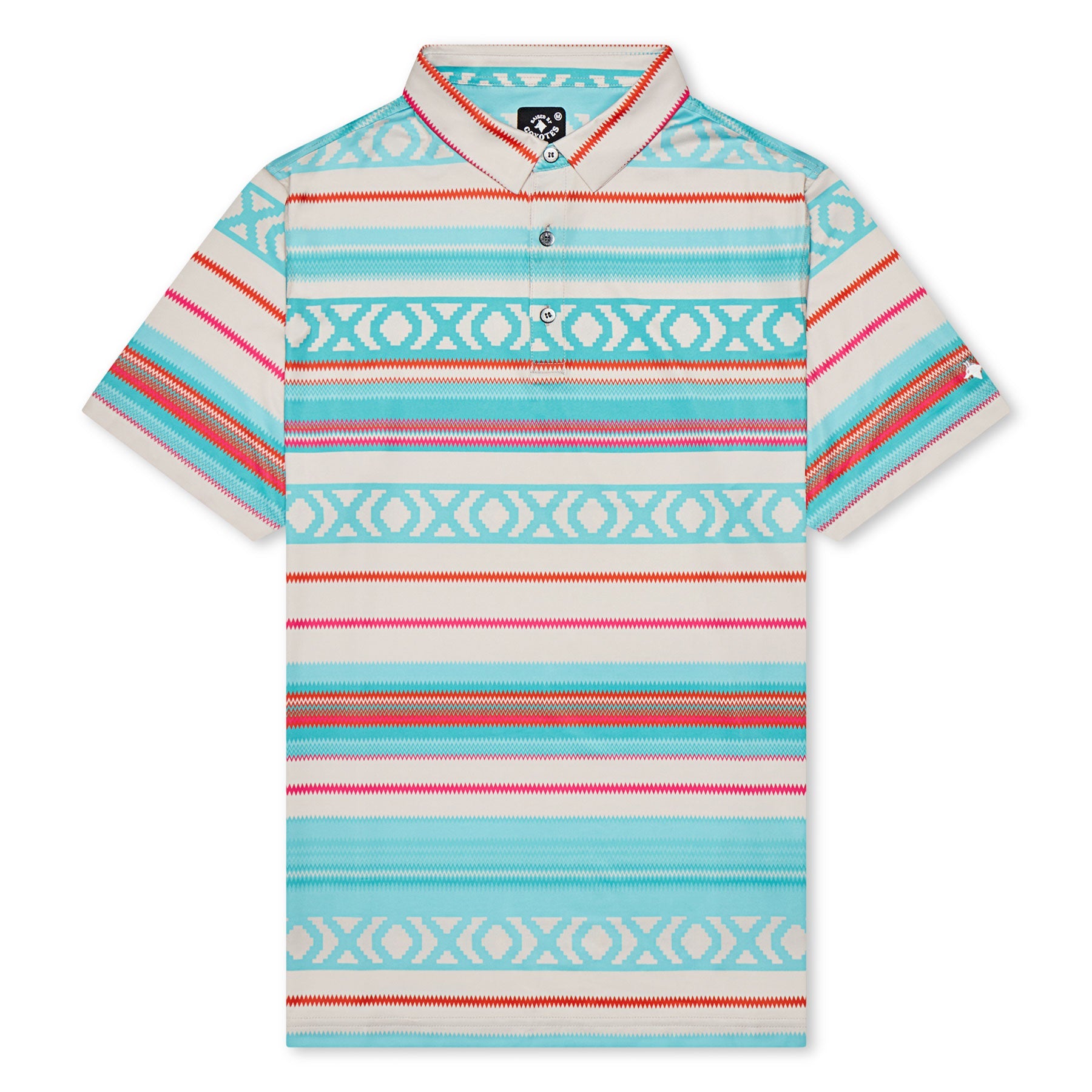 Raised by Coyotes Serape Polo