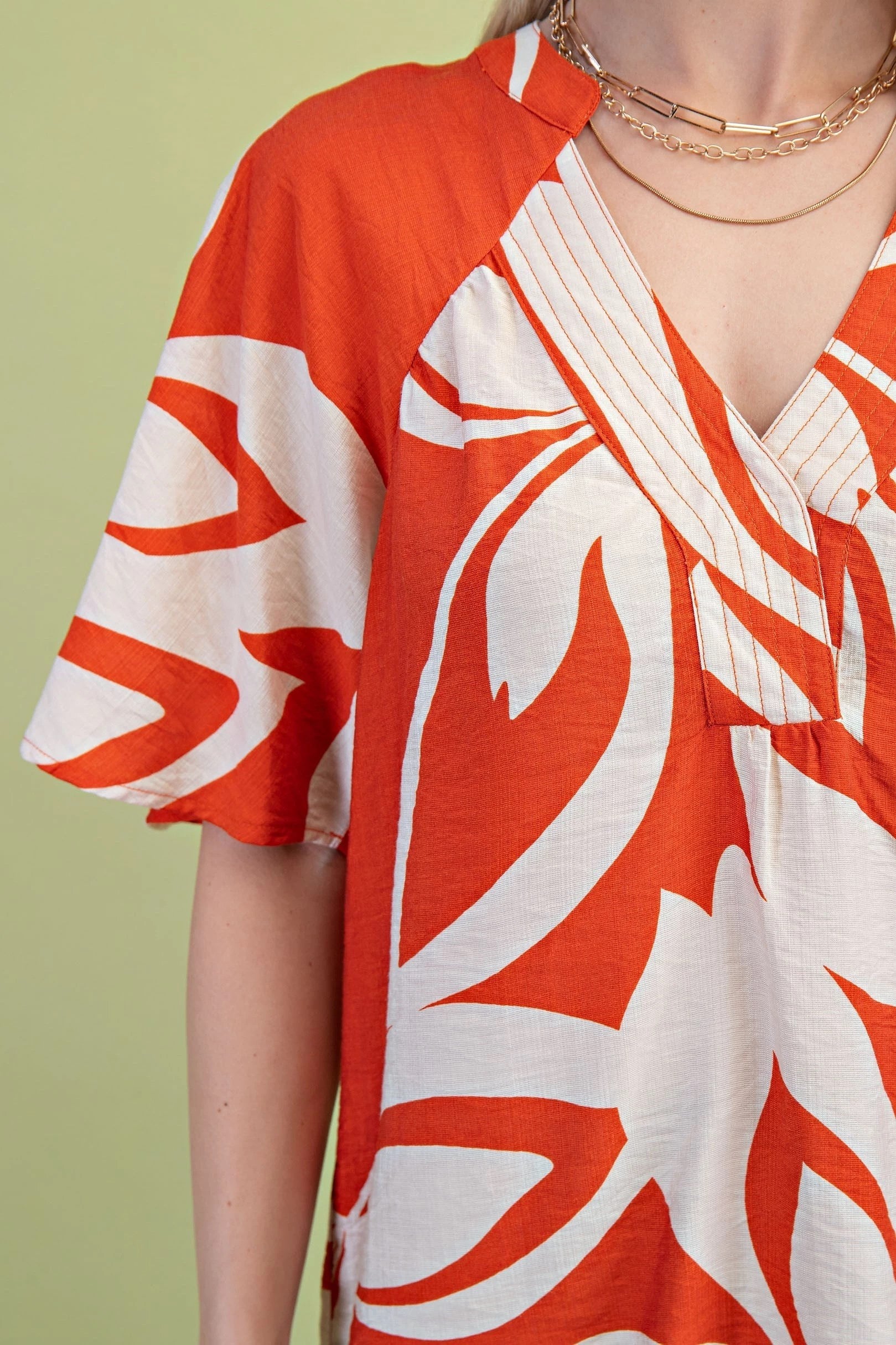Island Breeze Trapunto Blouse