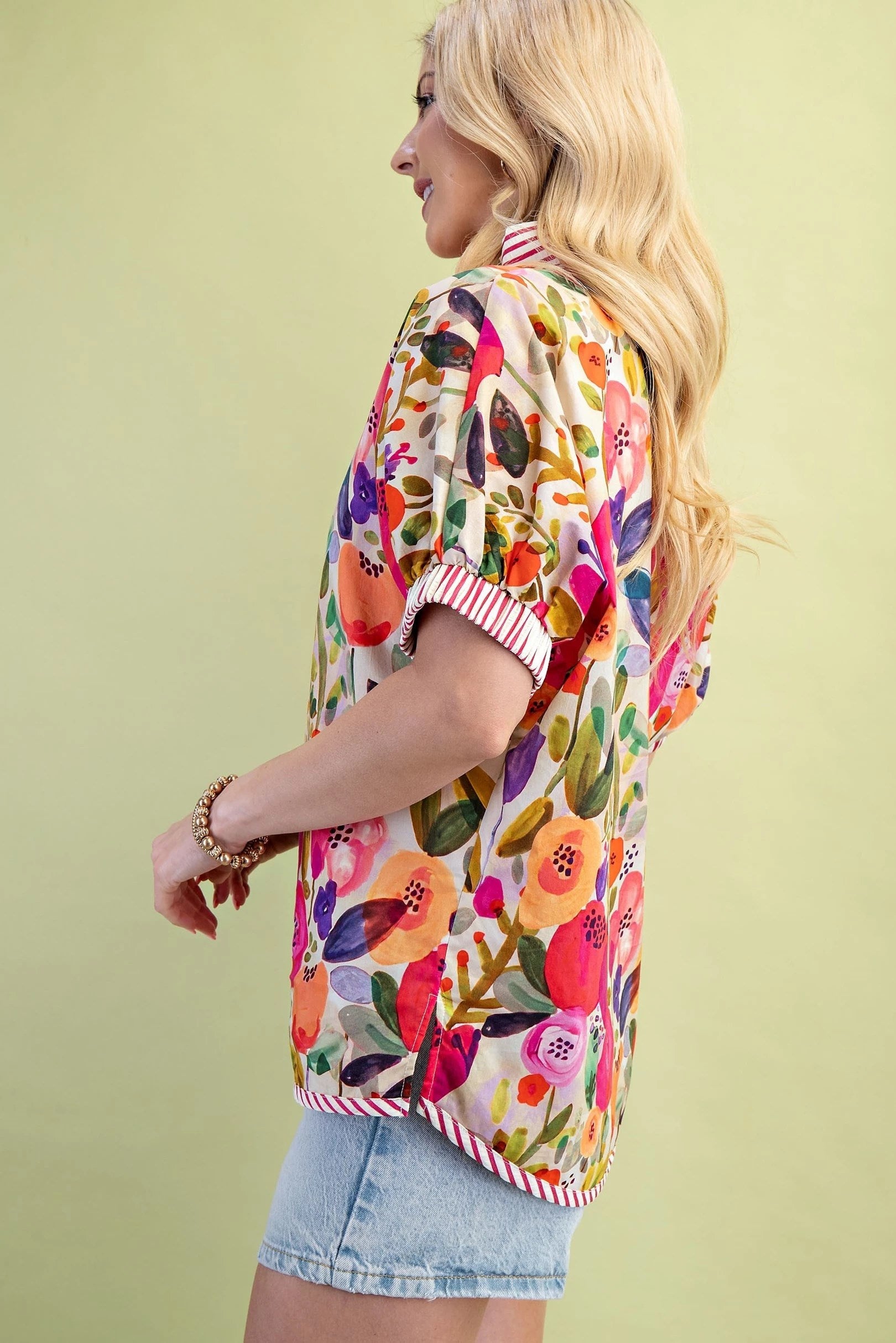 Garden Party Pullover Top