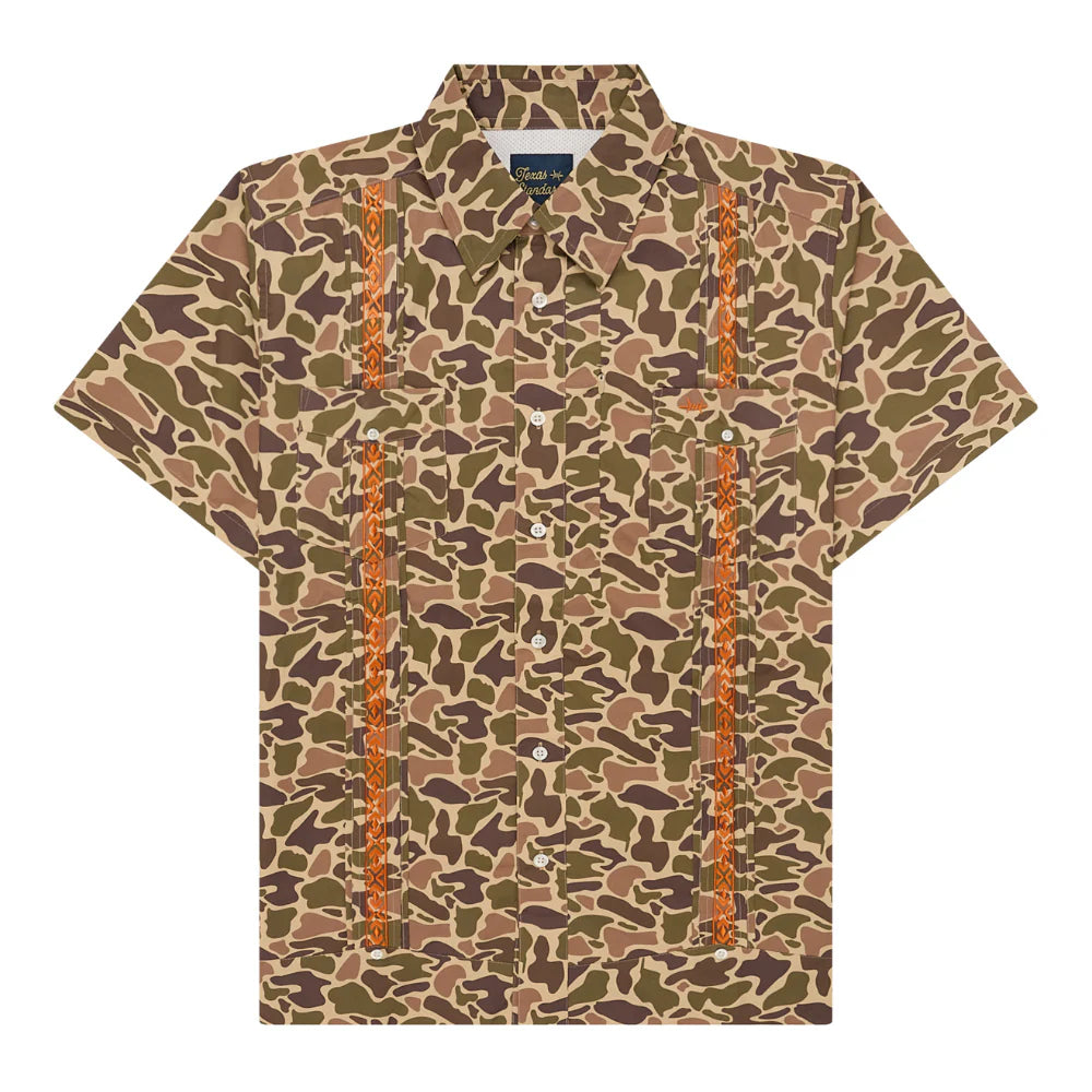 Guayabera Libre-Tejas Camo
