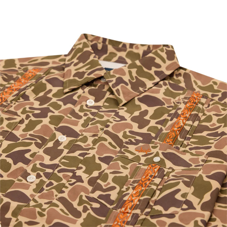 Guayabera Libre-Tejas Camo