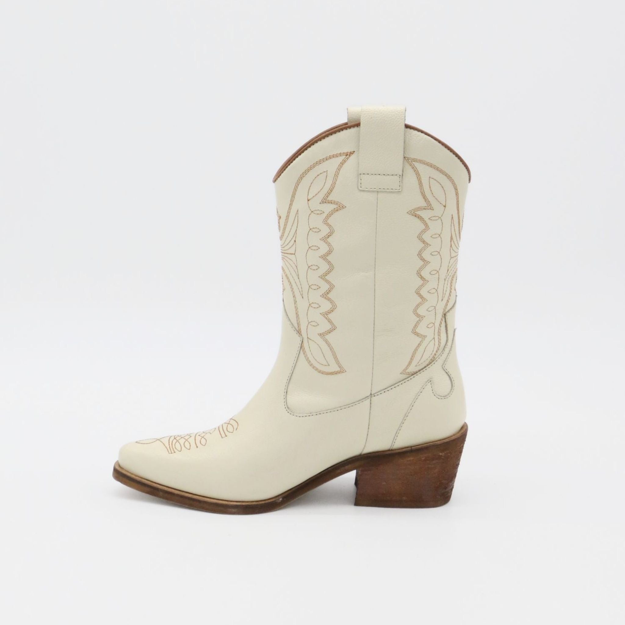 Unstoppable Ivory Western Cowgirl Boots